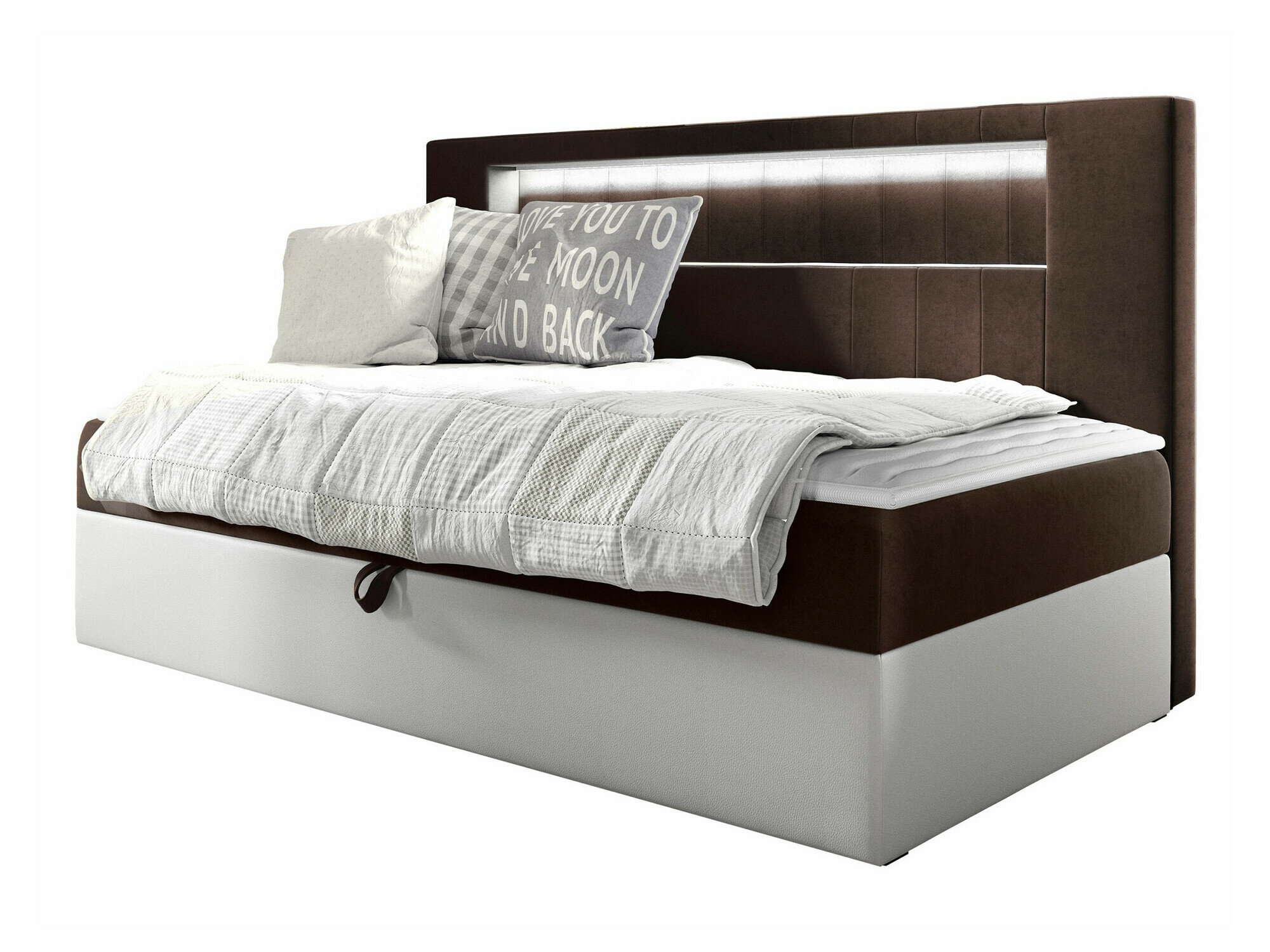 Boxspring krevet Baltimore 168 (Soft 017 + Fresh 4)