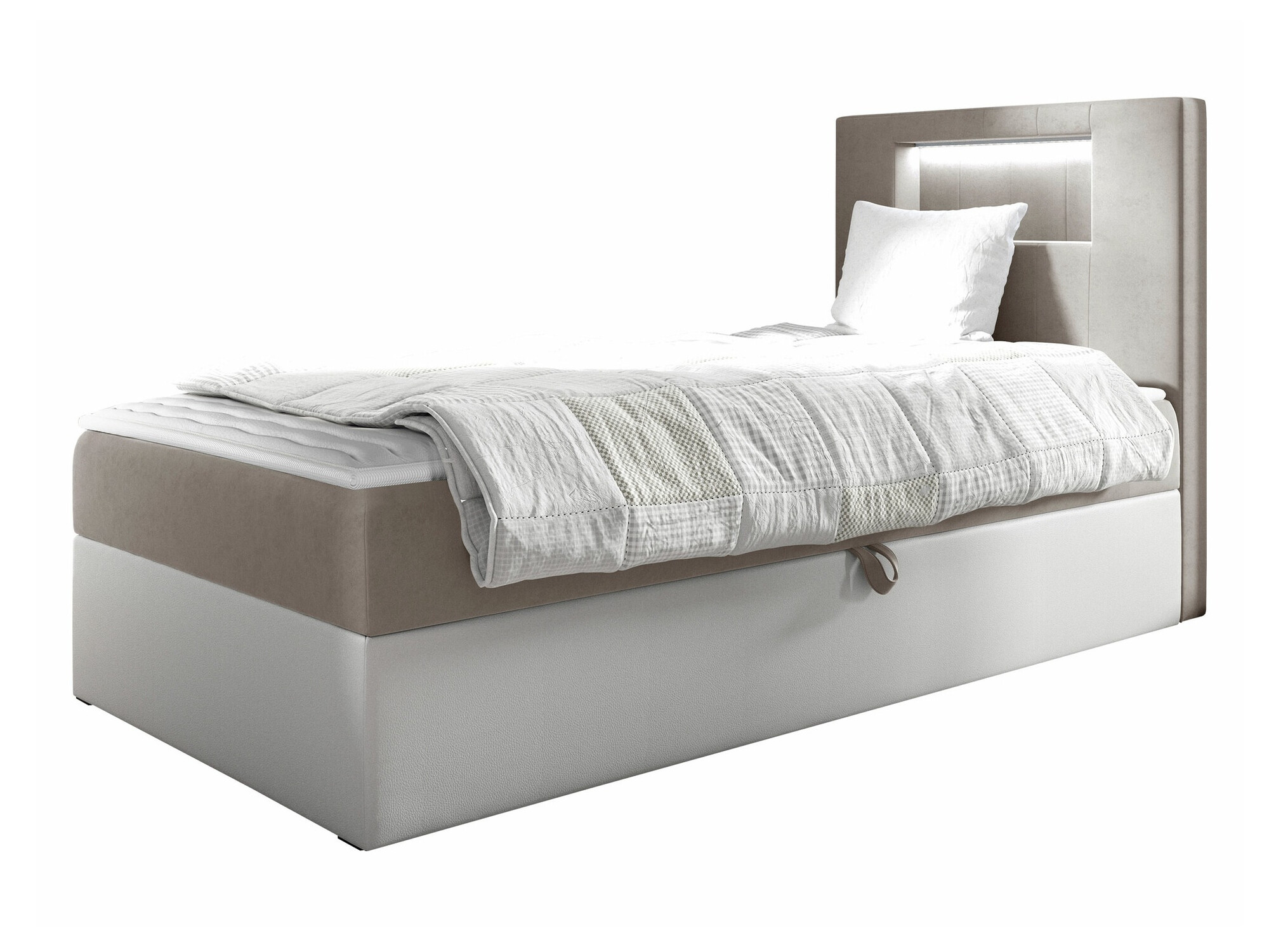 Boxspring krevet Baltimore 169 (Soft 017 + Fresh 1)