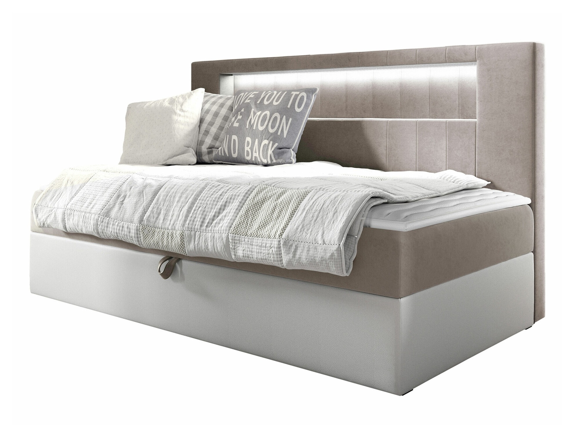 Boxspring krevet Lucus IV (Soft 017 + Fresh 1)