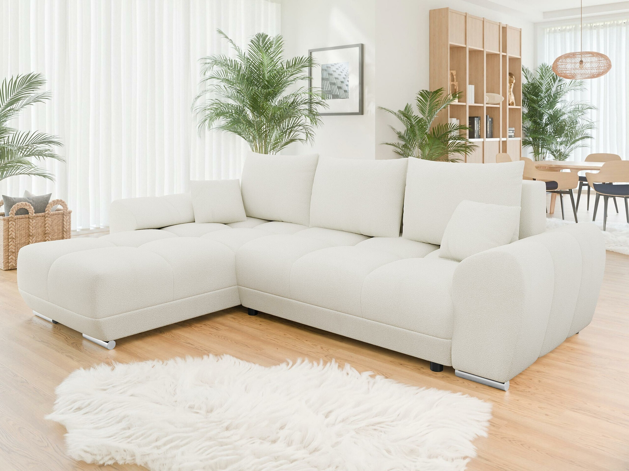 Ugaona sofa Camden 100 (Velo 621)