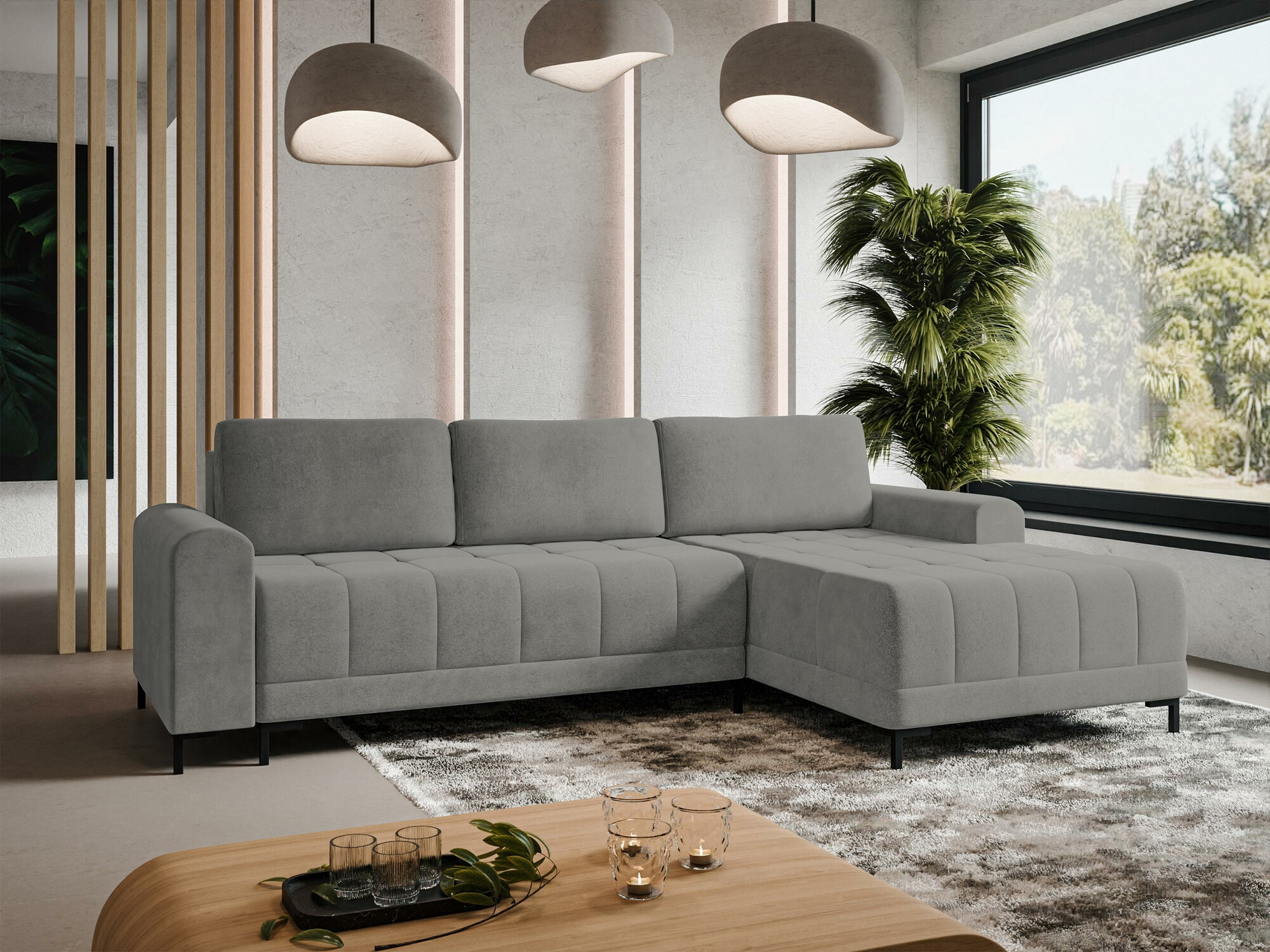 Ugaona sofa Stonecrest 100 (Velo 635)