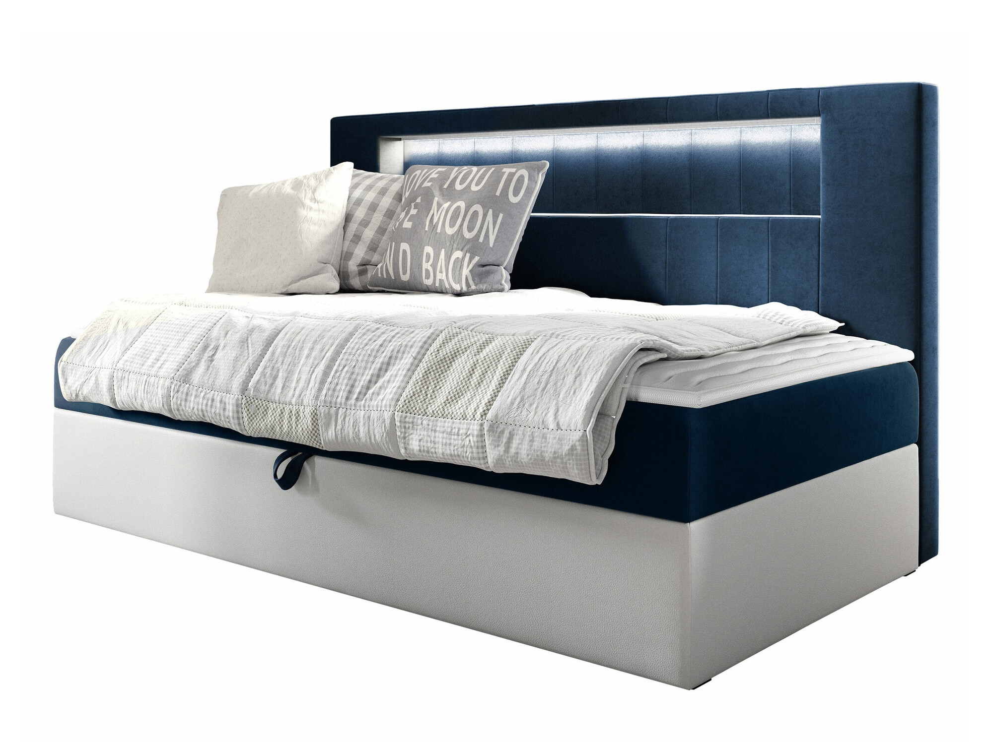 Boxspring krevet Baltimore 168 (Soft 017 + Fresh 11)