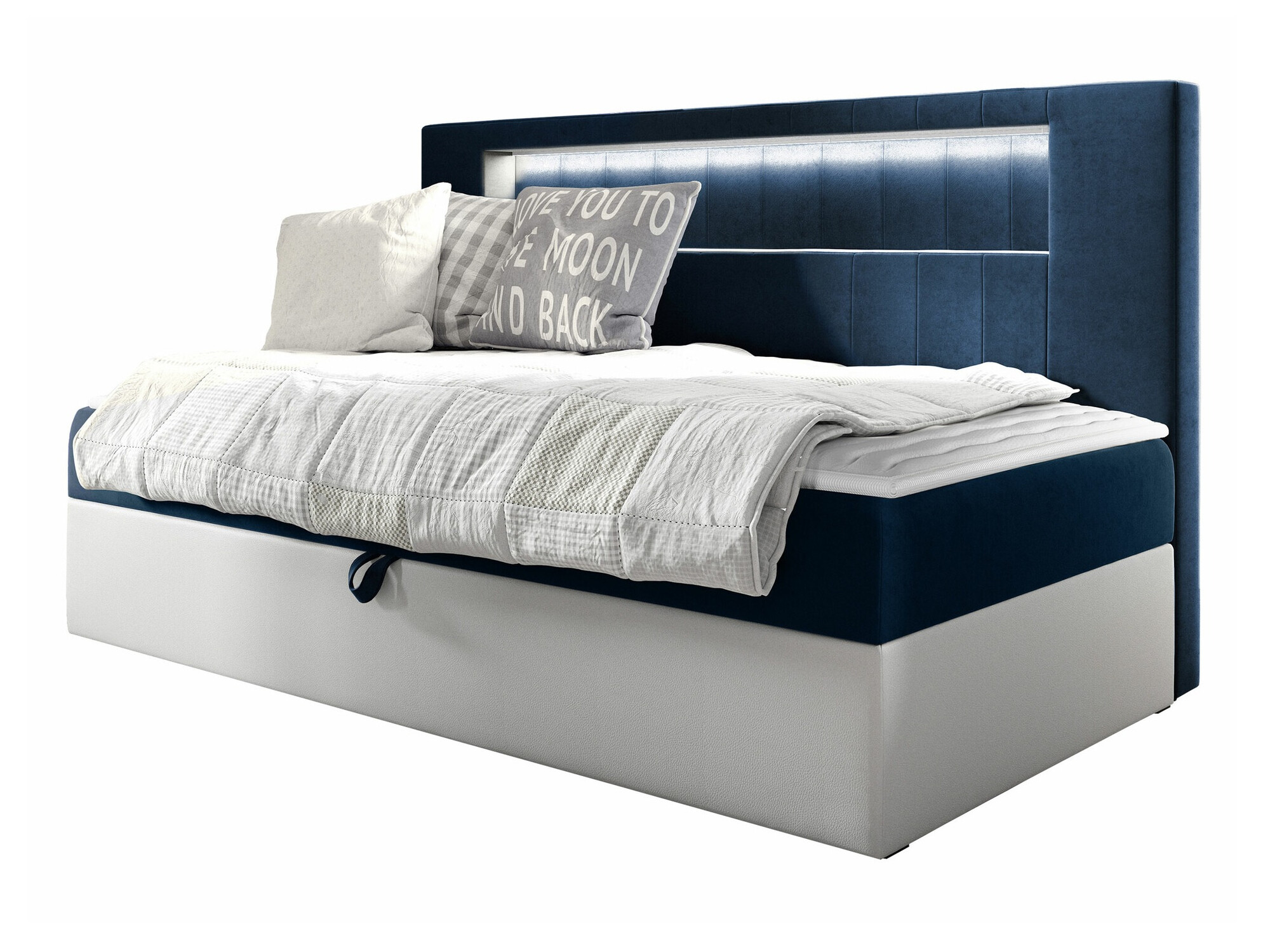 Boxspring krevet Baltimore 168 (Soft 017 + Fresh 11)