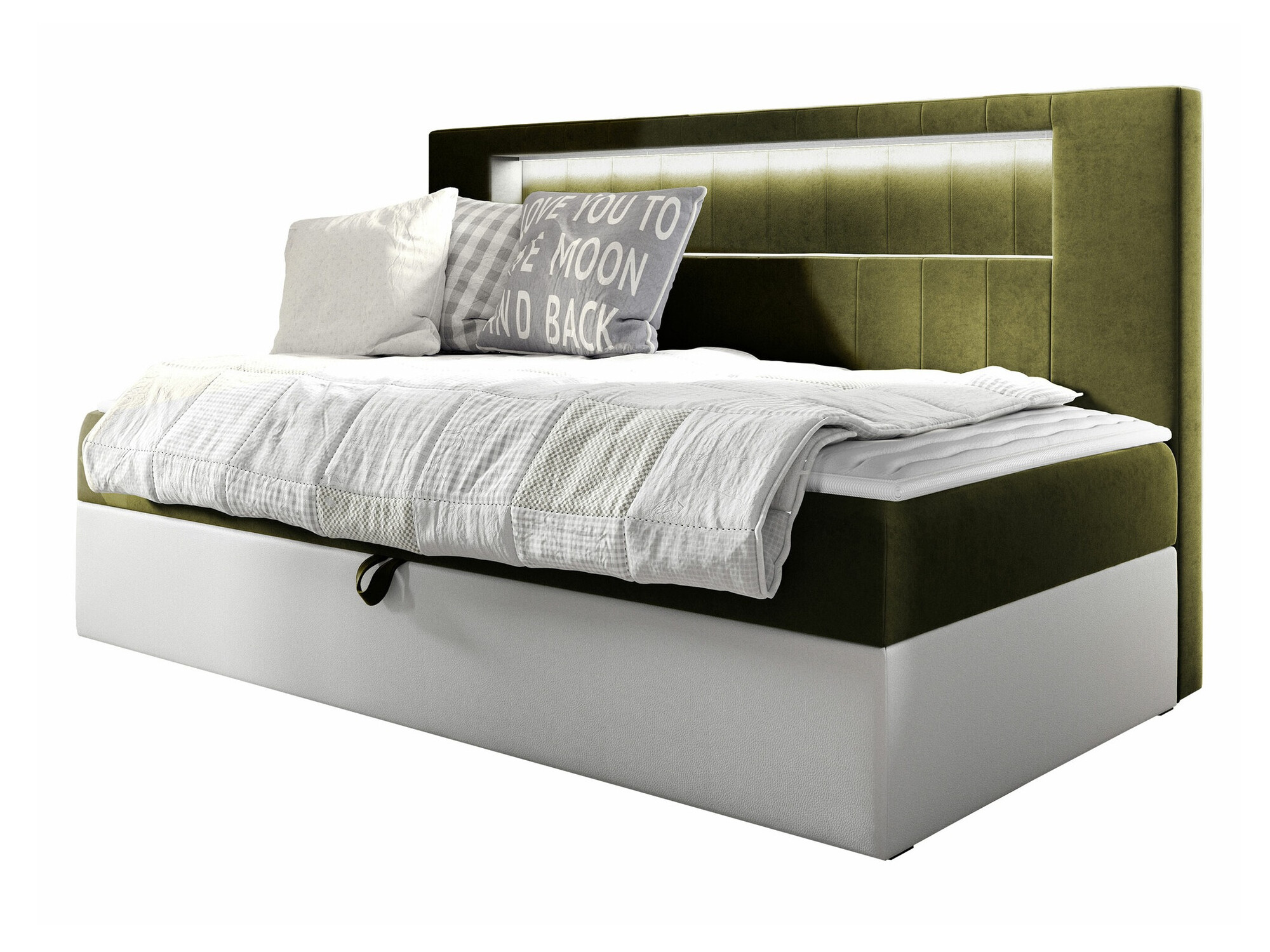 Boxspring krevet Baltimore 168 (Soft 017 + Fresh 12)