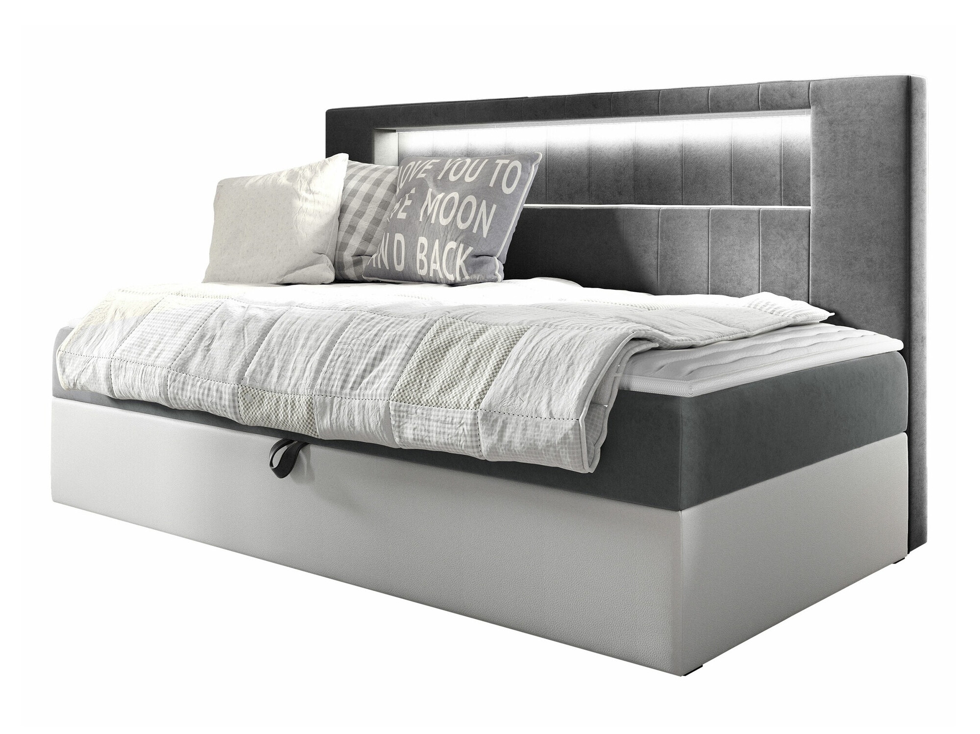 Boxspring krevet Baltimore 168 (Soft 017 + Fresh 14)