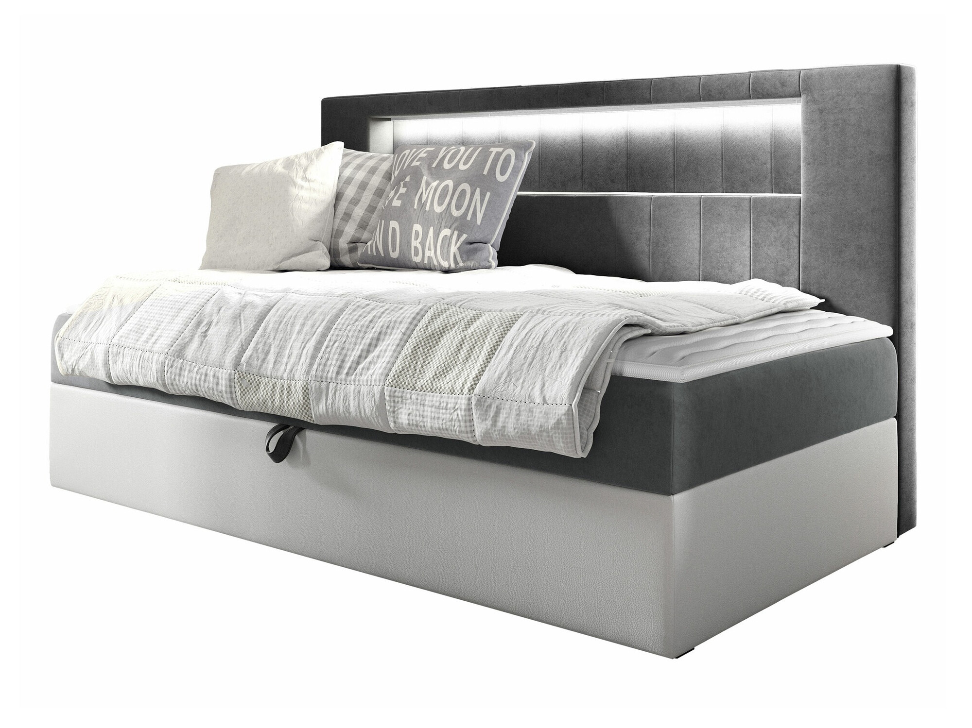 Boxspring krevet Baltimore 168 (Soft 017 + Fresh 14)
