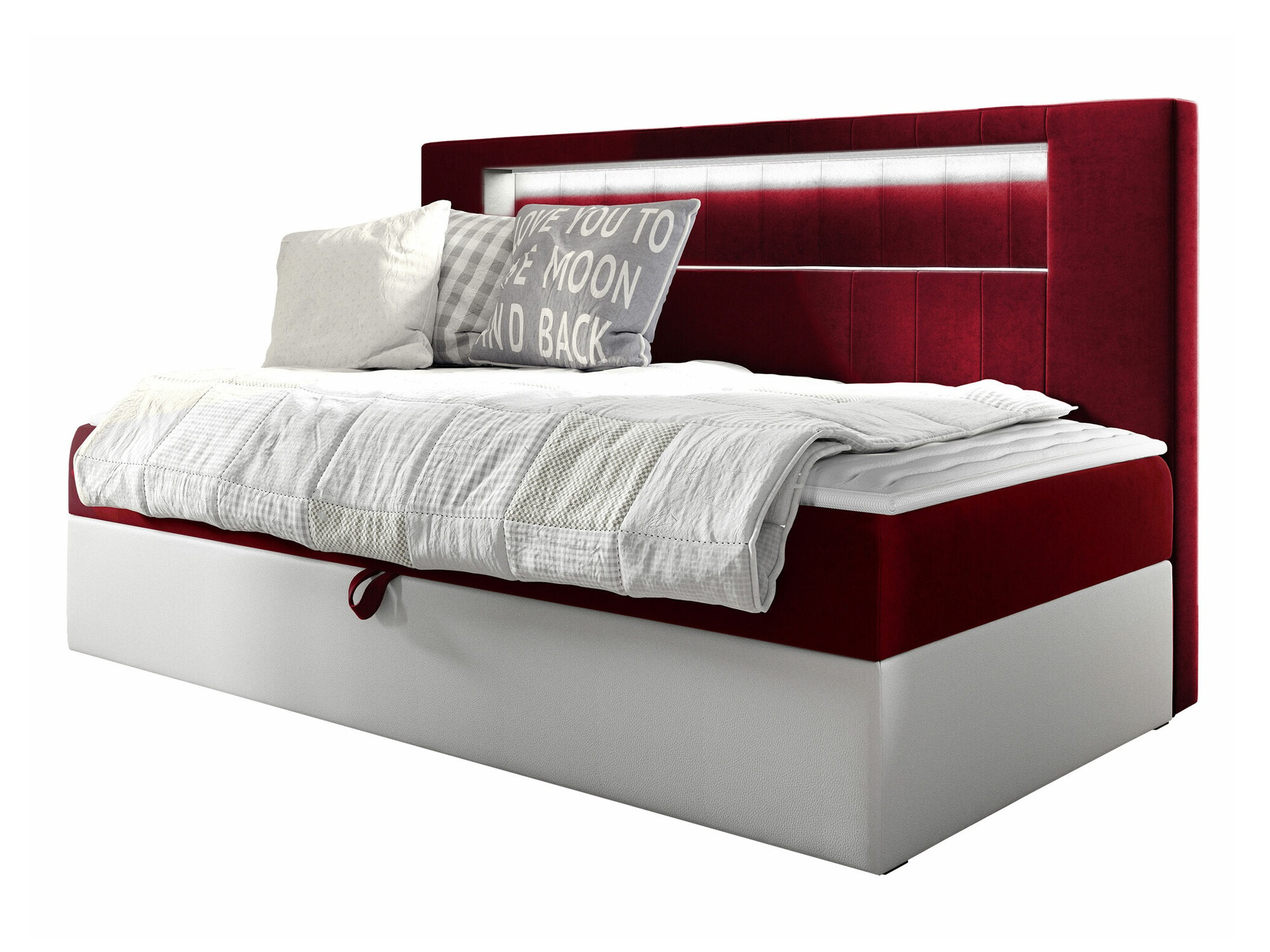 Boxspring krevet Baltimore 168 (Soft 017 + Fresh 8)