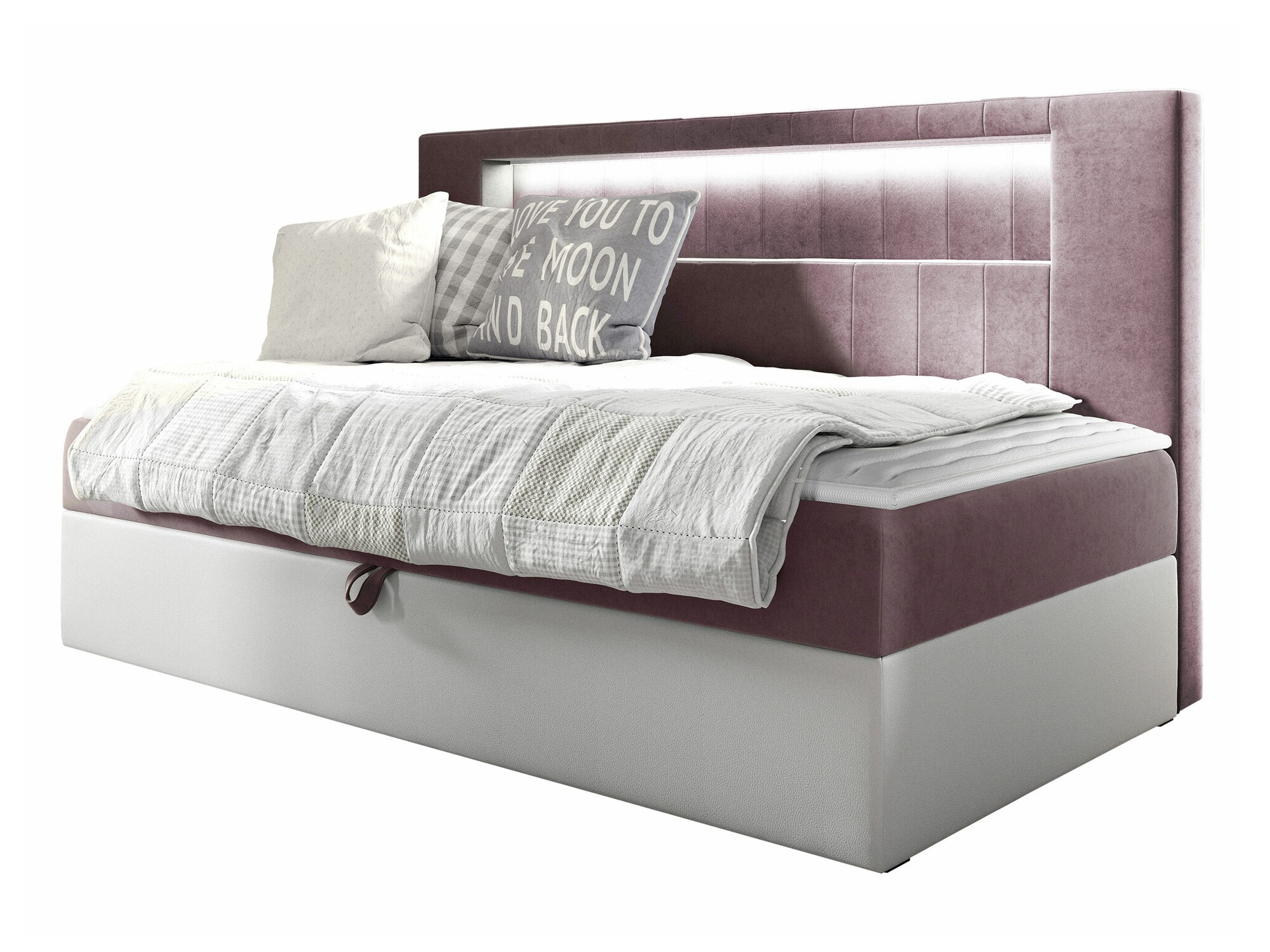 Boxspring krevet Baltimore 168 (Soft 017 + Fresh 9)