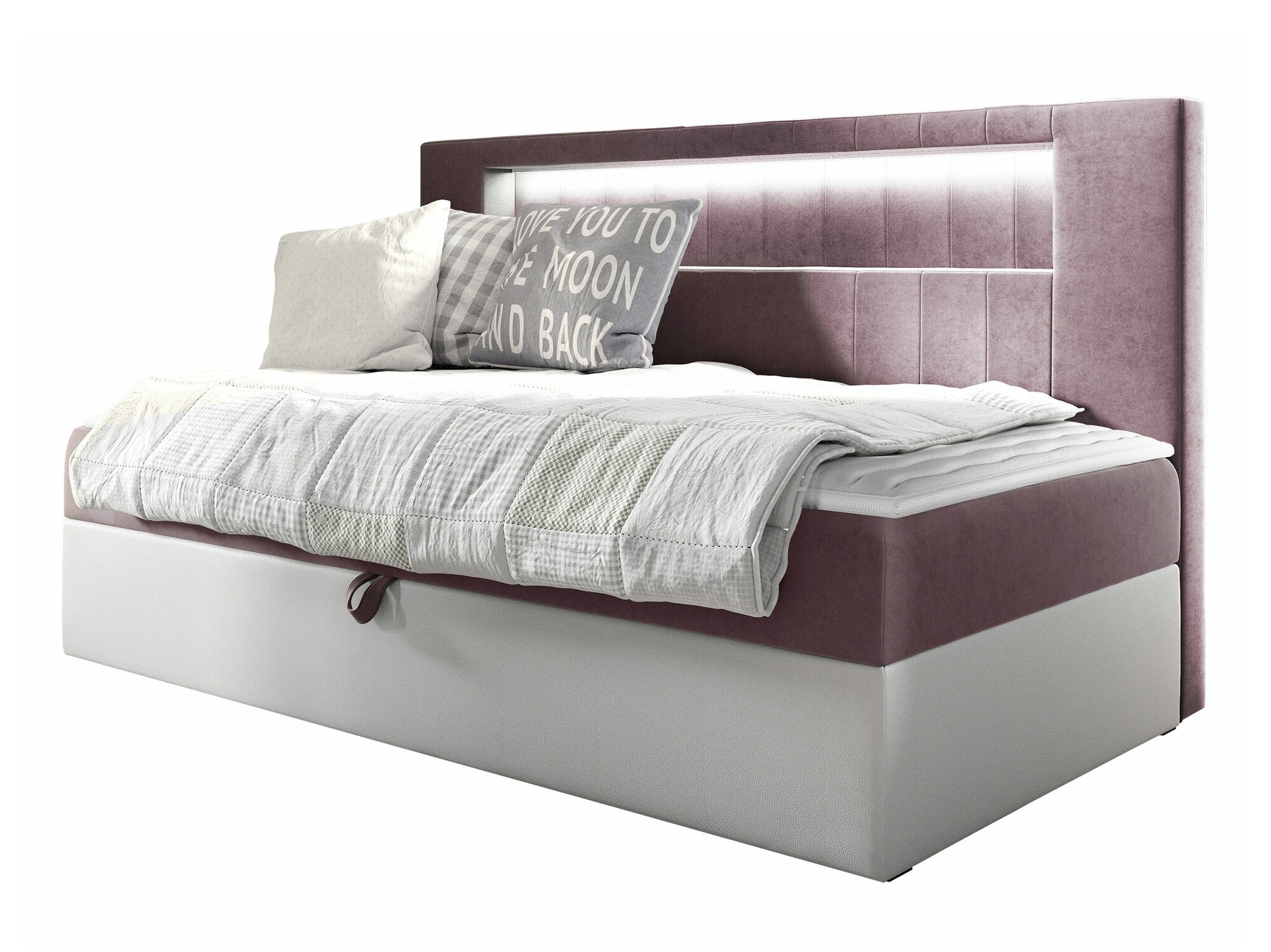 Boxspring krevet Baltimore 168 (Soft 017 + Fresh 9)