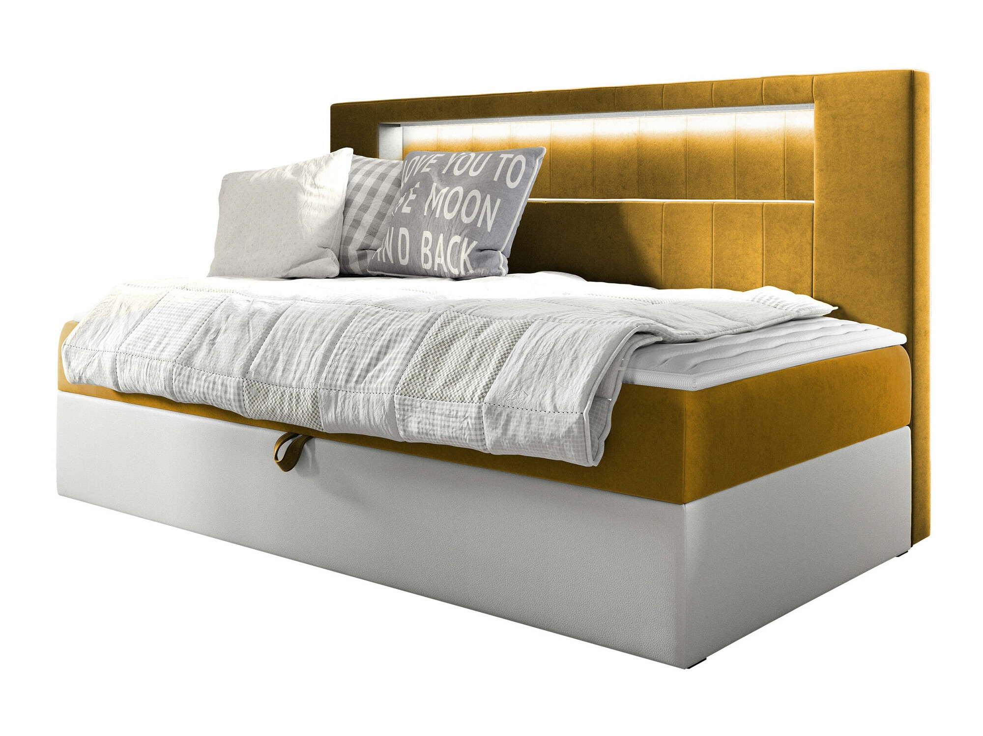 Boxspring krevet Lucus IV (Soft 017 + Fresh 37)