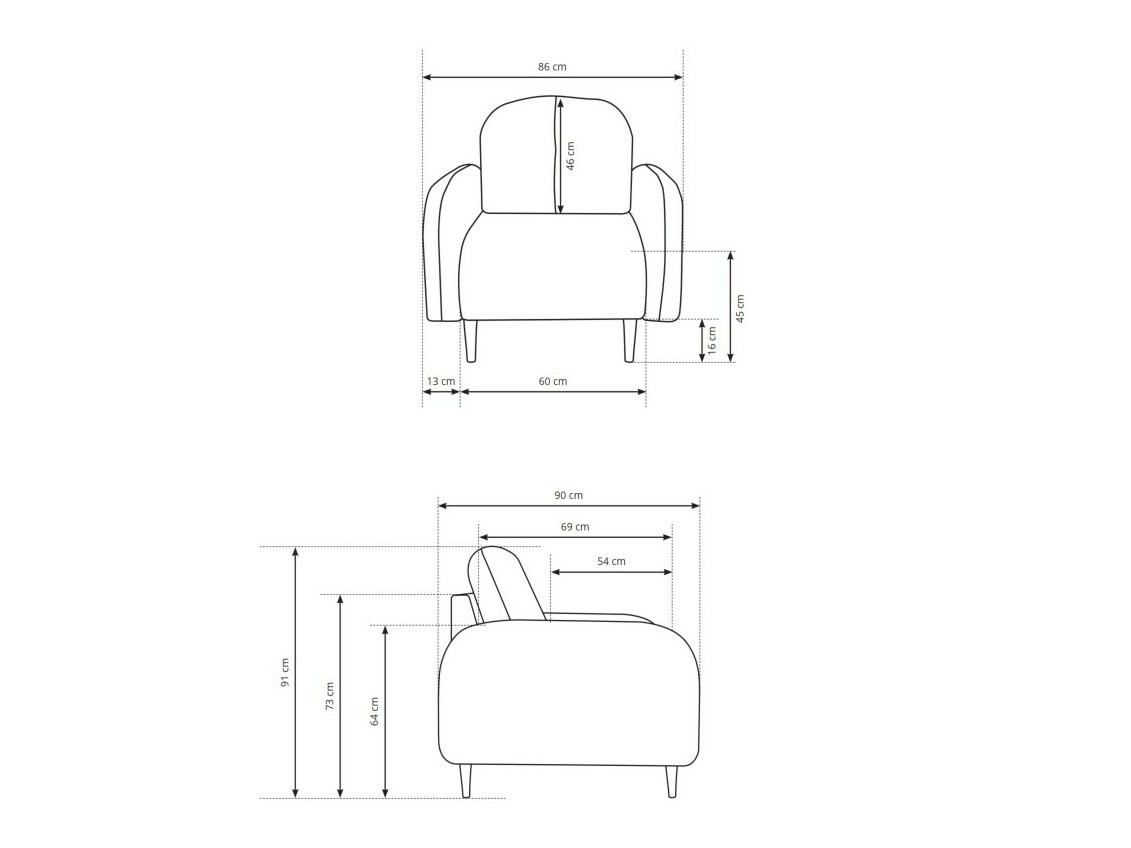 Fotelja Kingston 155 (Elma 02)