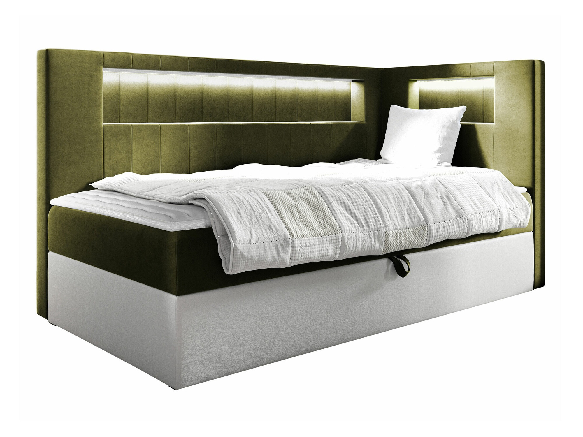 Boxspring krevet Baltimore 172 (Soft 017 + Fresh 12)