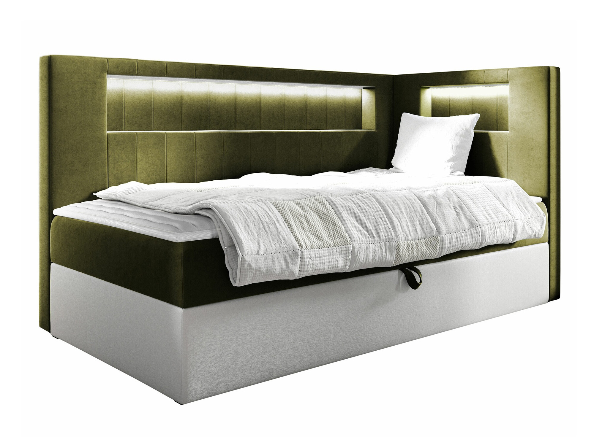 Boxspring krevet Baltimore 172 (Soft 017 + Fresh 12)