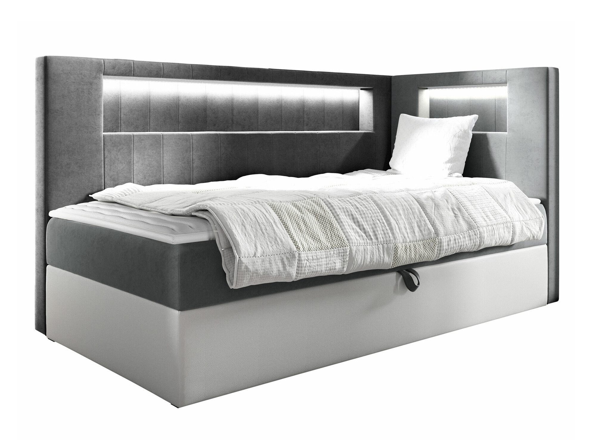 Boxspring krevet Baltimore 172 (Soft 017 + Fresh 14)