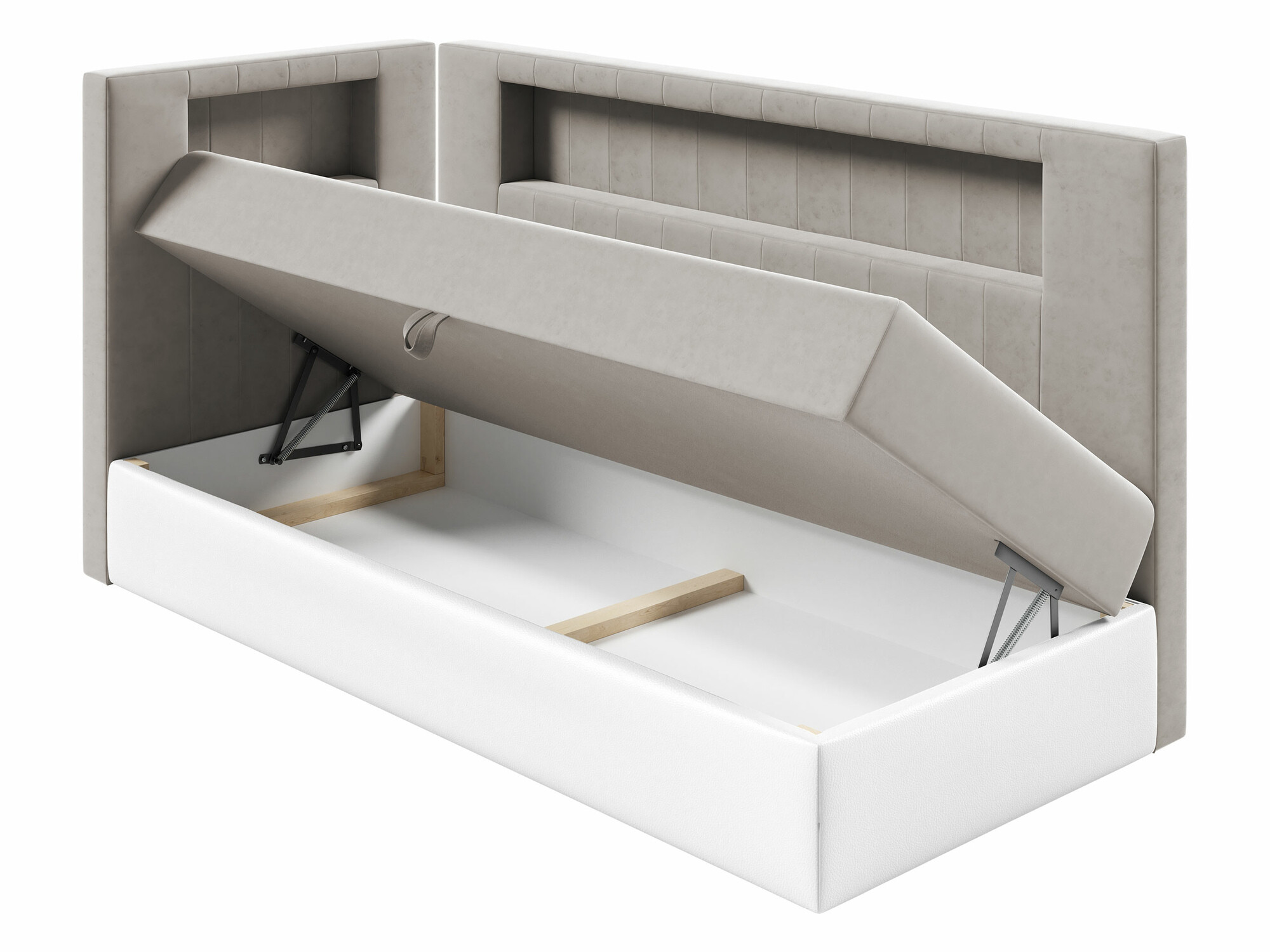 Boxspring krevet Baltimore 172 (Soft 017 + Fresh 17)