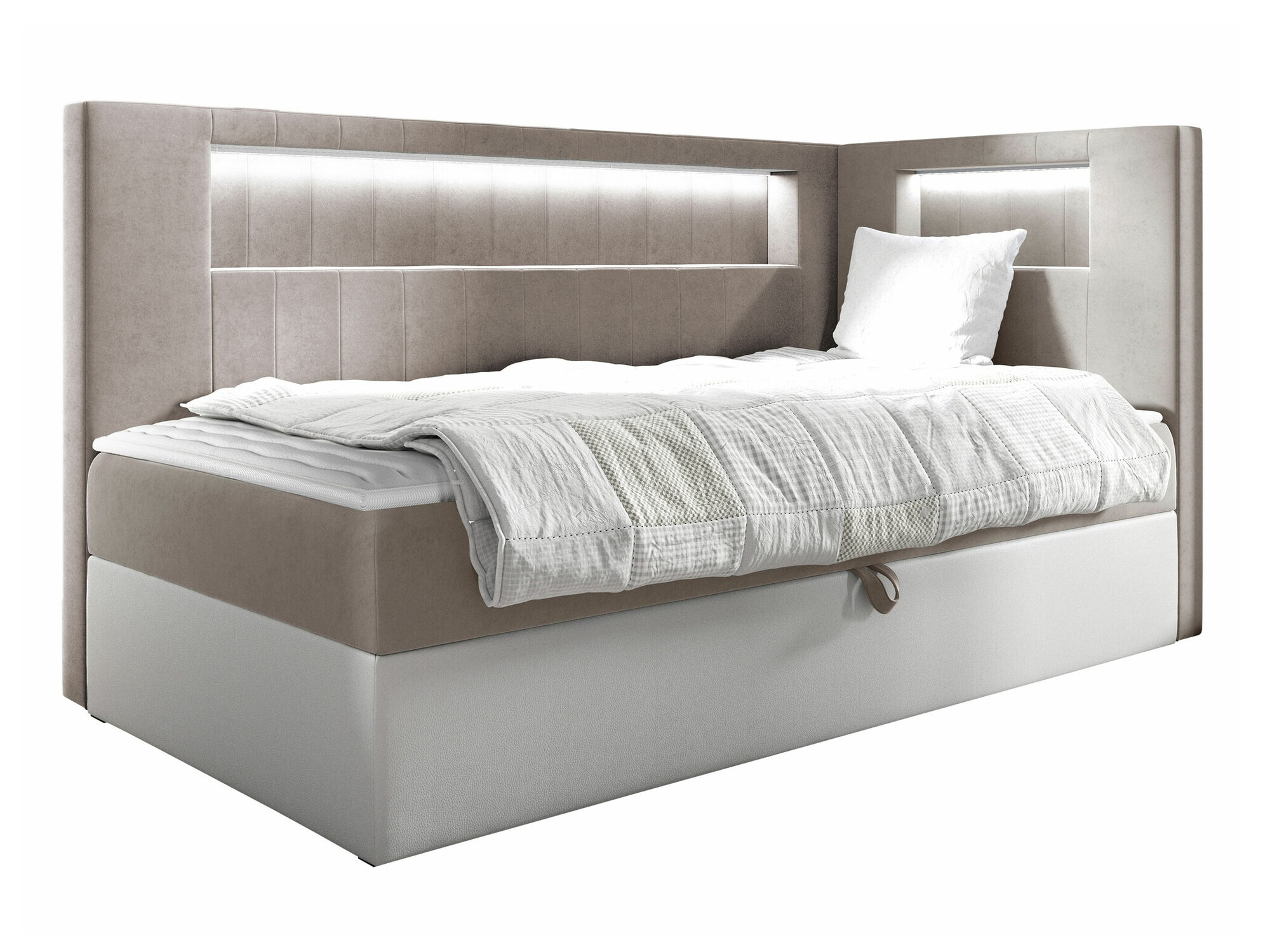 Boxspring krevet Baltimore 172 (Soft 017 + Fresh 1)
