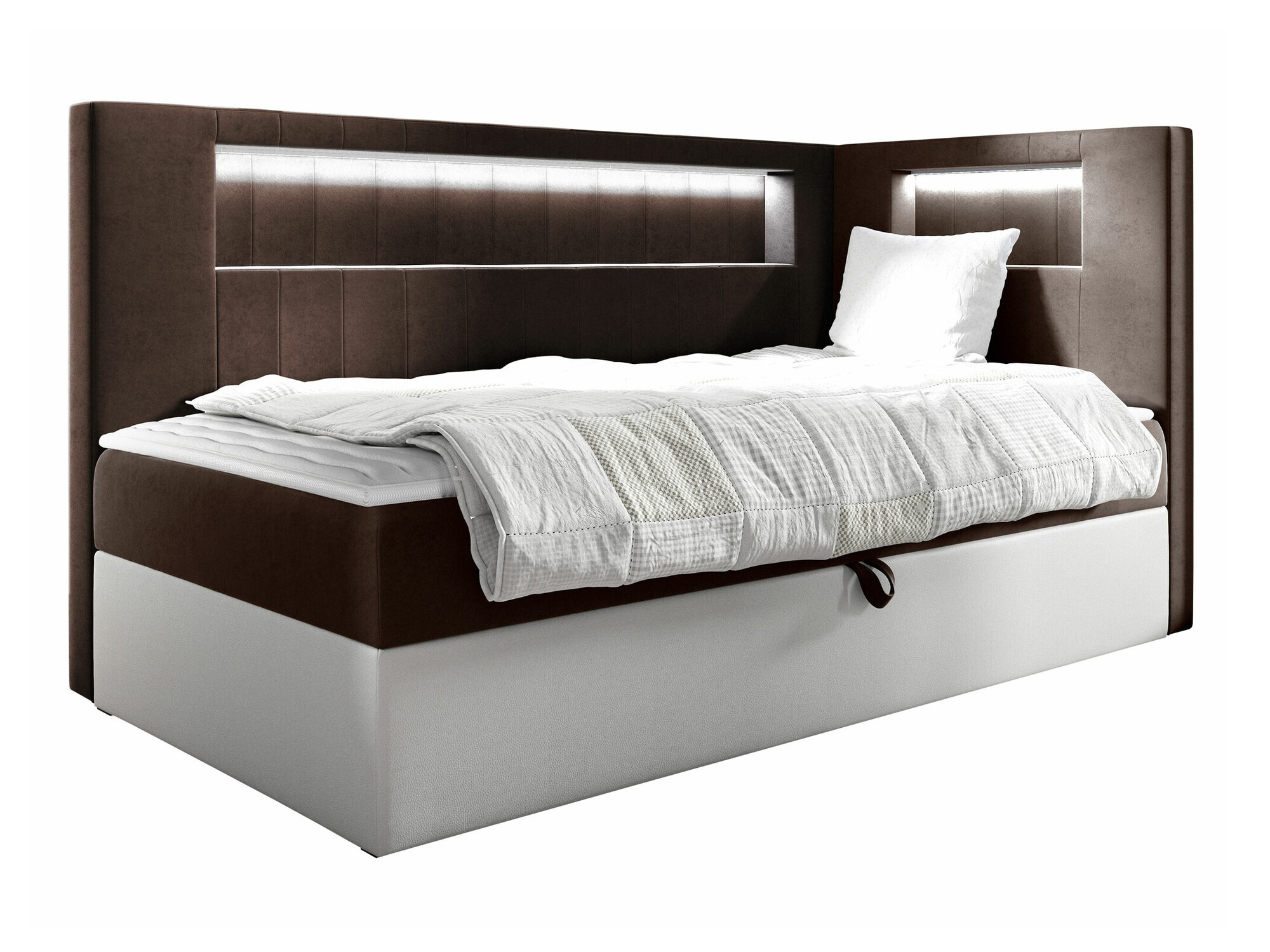 Boxspring krevet Baltimore 172 (Soft 017 + Fresh 4)