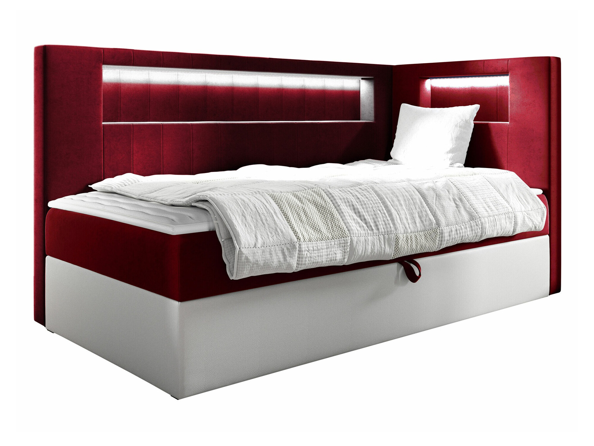 Boxspring krevet Baltimore 172 (Soft 017 + Fresh 8)
