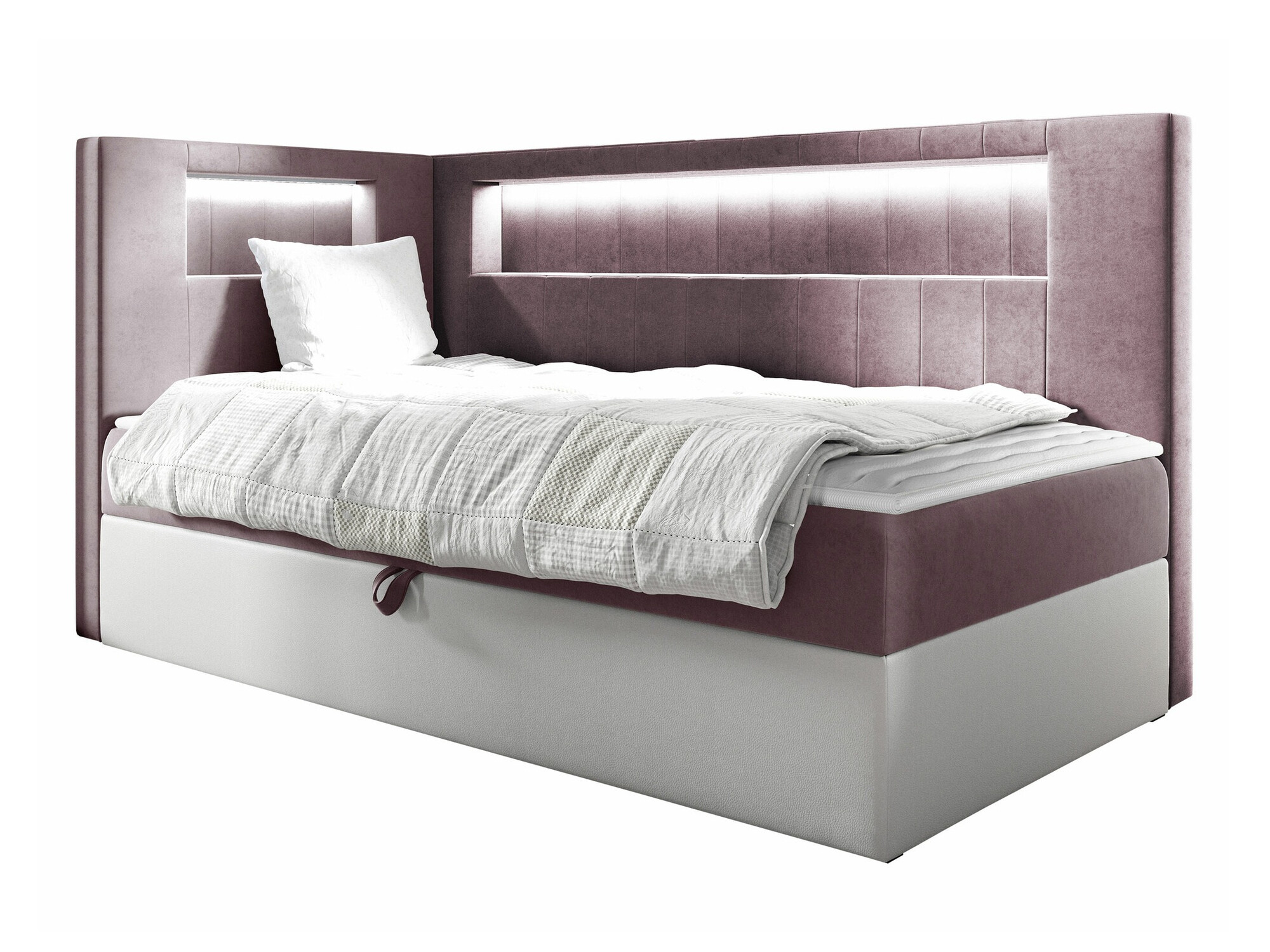 Boxspring krevet Baltimore 172 (Soft 017 + Fresh 9)