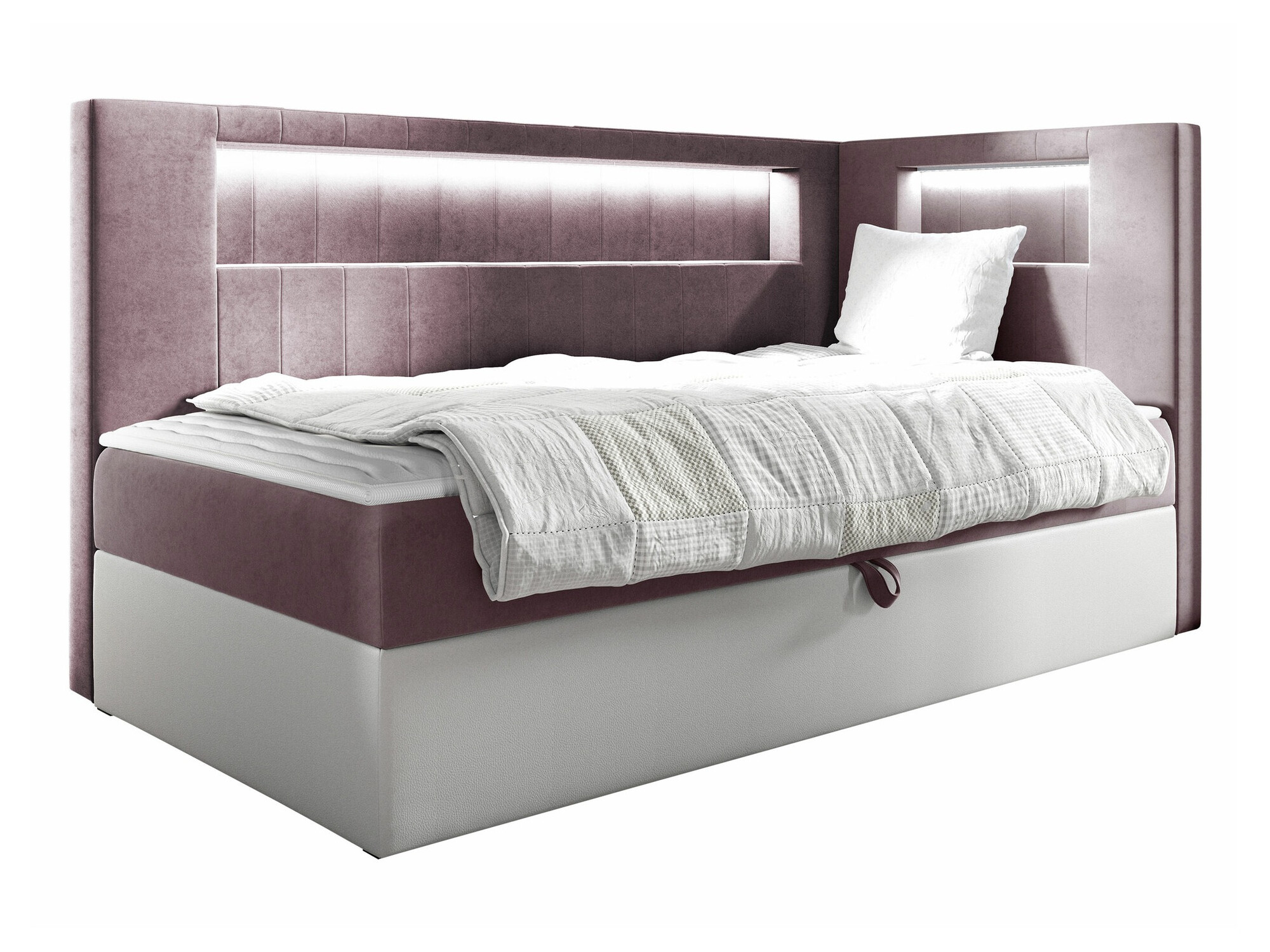 Boxspring krevet Baltimore 172 (Soft 017 + Fresh 9)