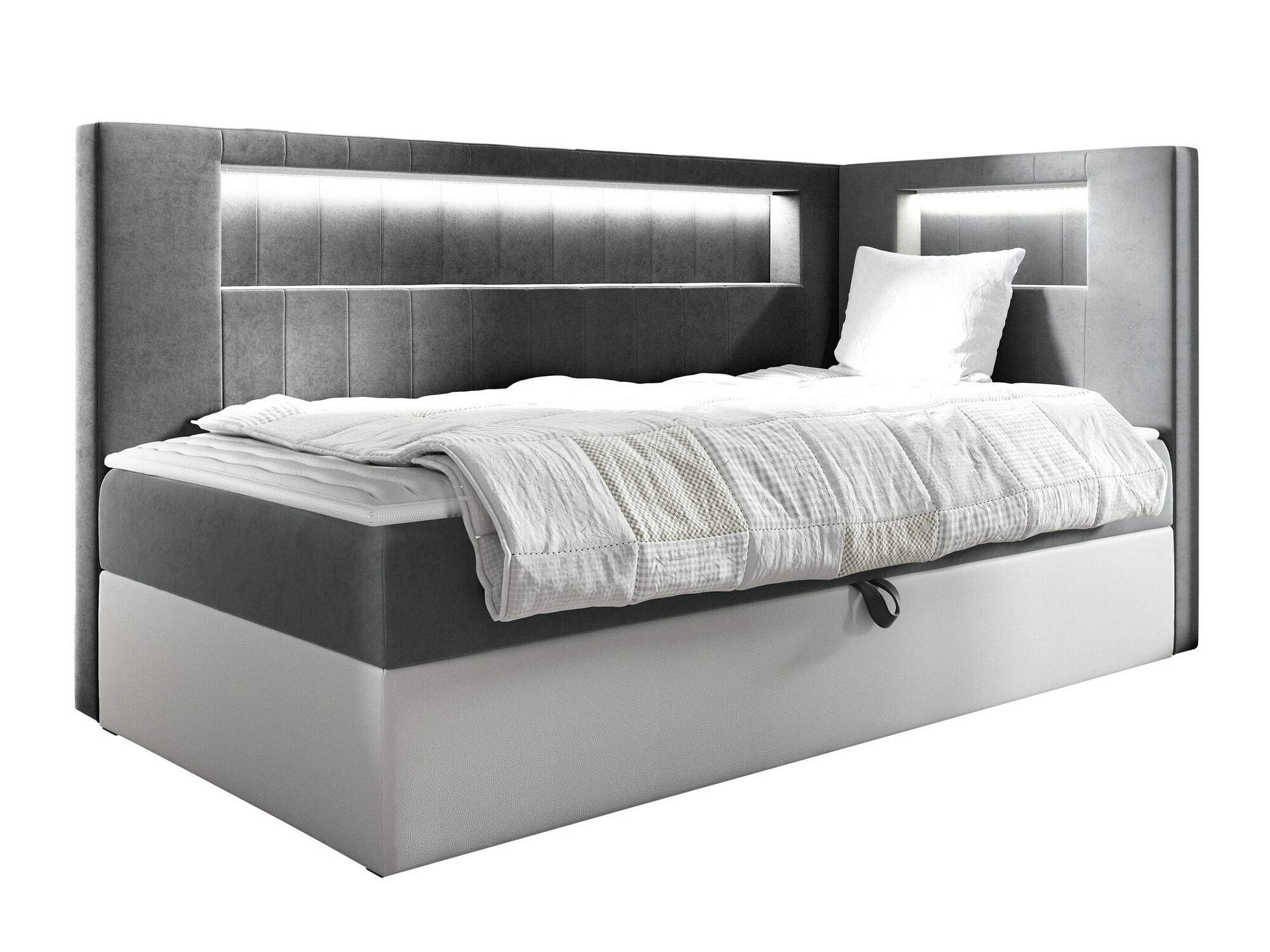 Boxspring krevet Lucus VIII (Soft 017 + Fresh 14)