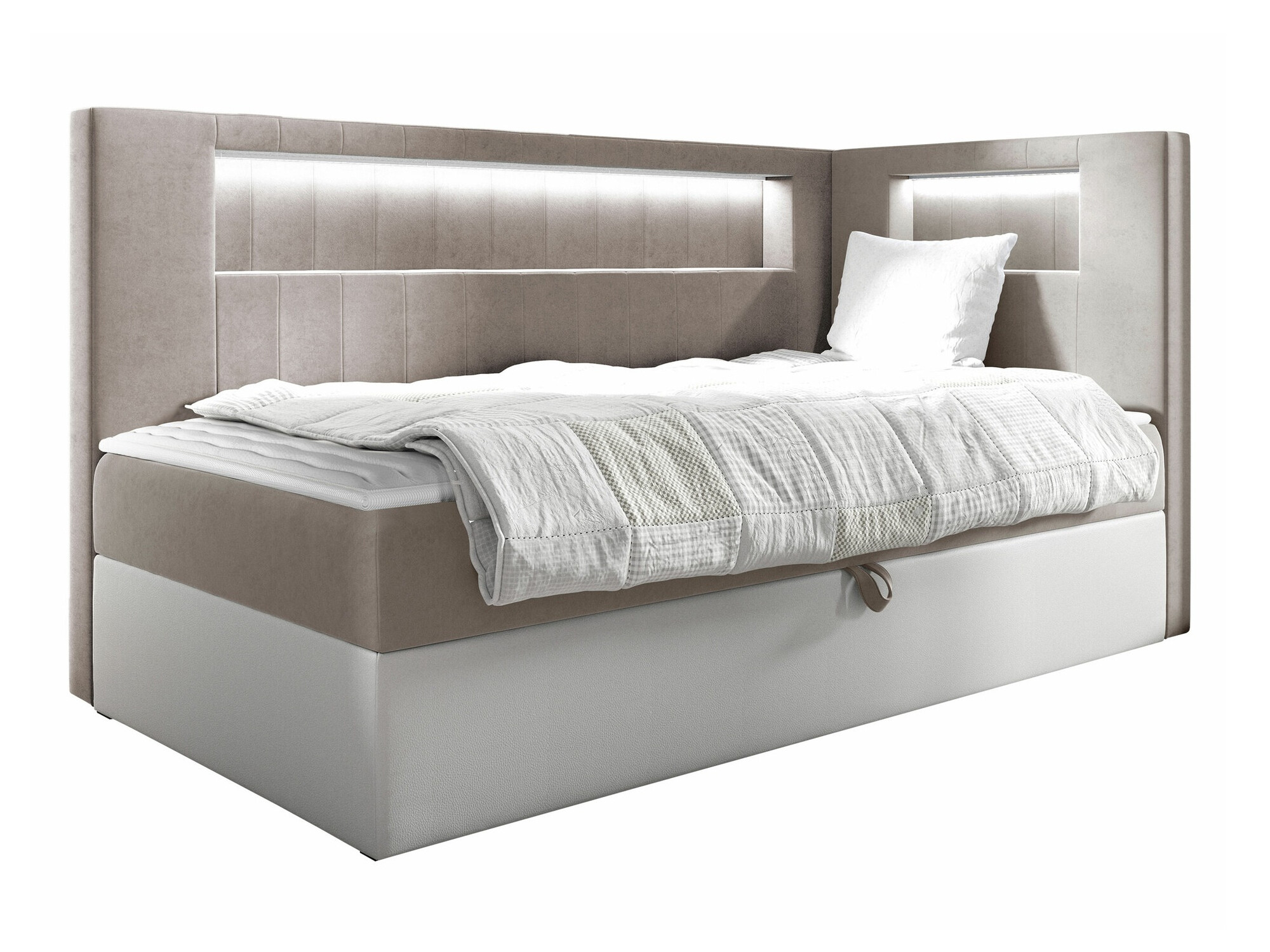 Boxspring krevet Lucus VIII (Soft 017 + Fresh 1)