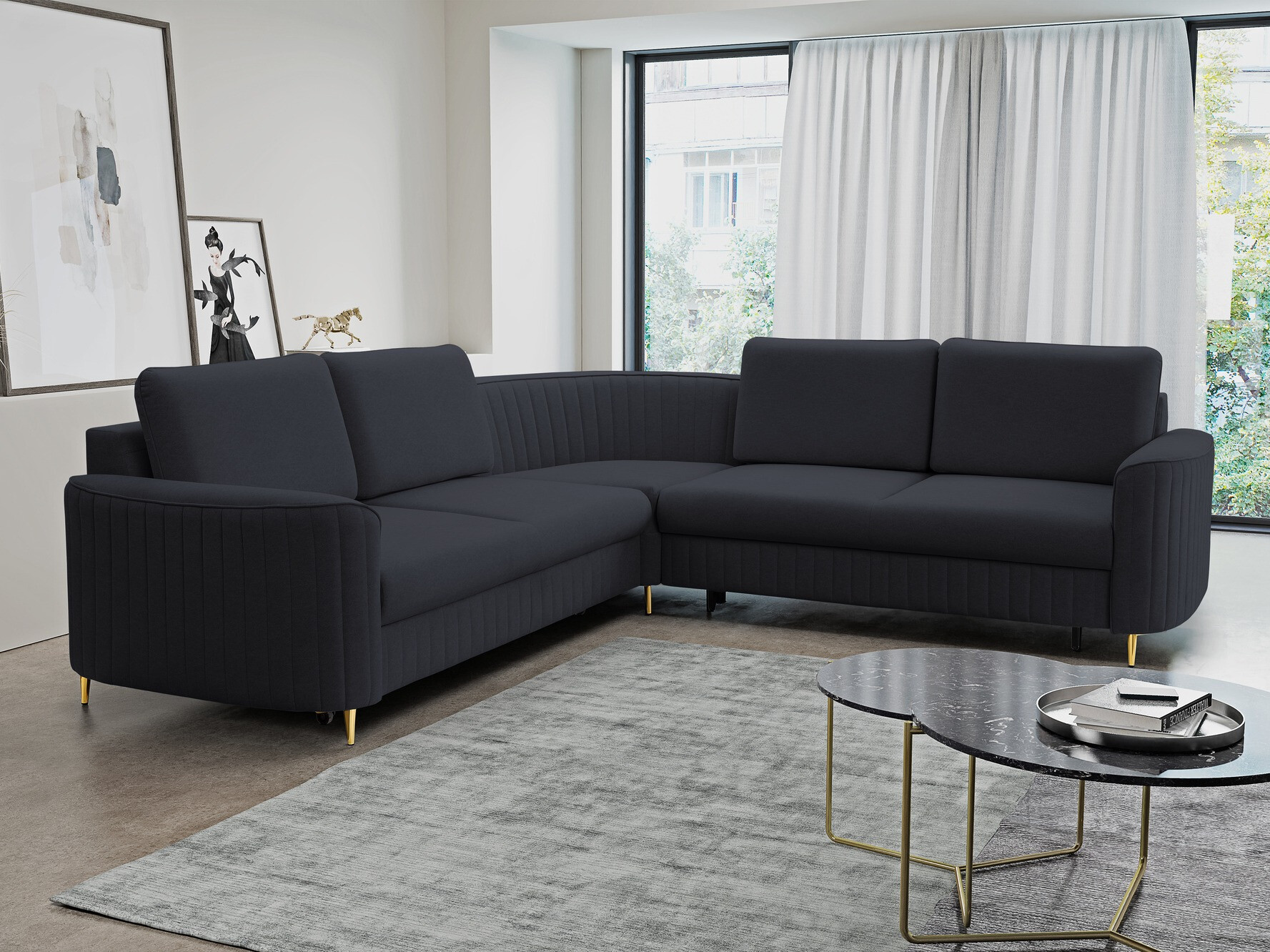 Ugaona sofa Kingston 157 (Castel 79)