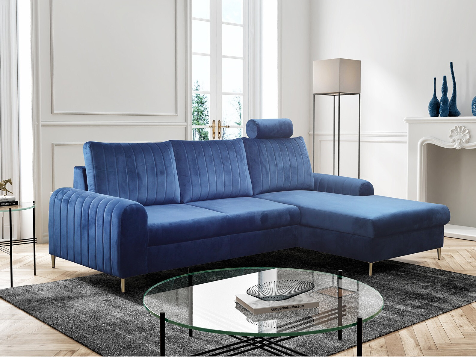 Ugaona sofa Kingston 163 (Velluto 25)