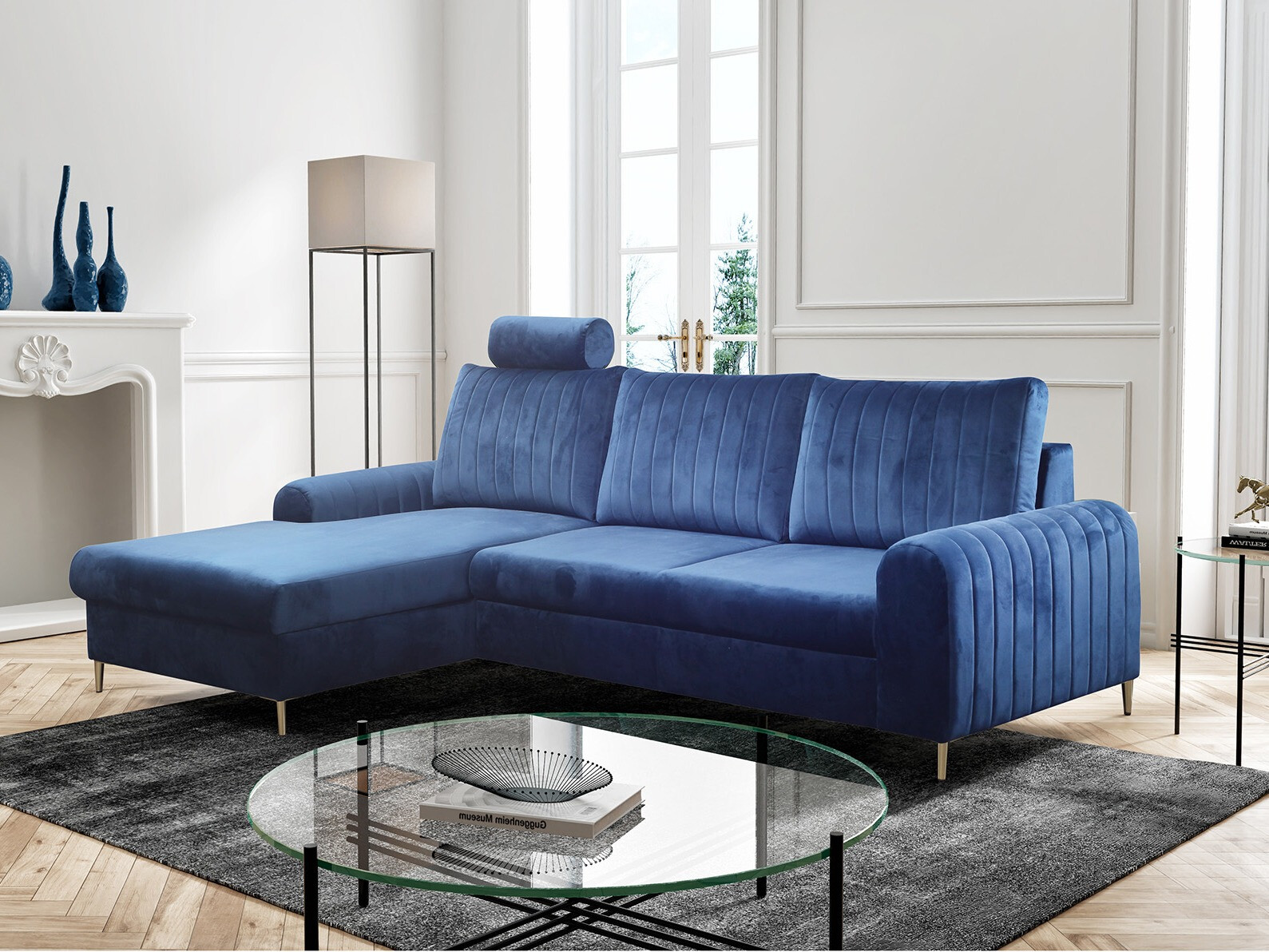 Ugaona sofa Kingston 163 (Velluto 25)