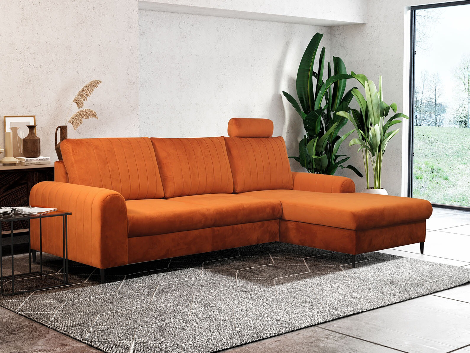 Ugaona sofa Kingston 165 (Velluto 33)