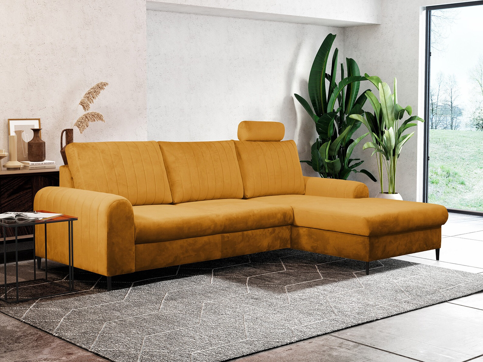 Ugaona sofa Kingston 165 (Velluto 8)