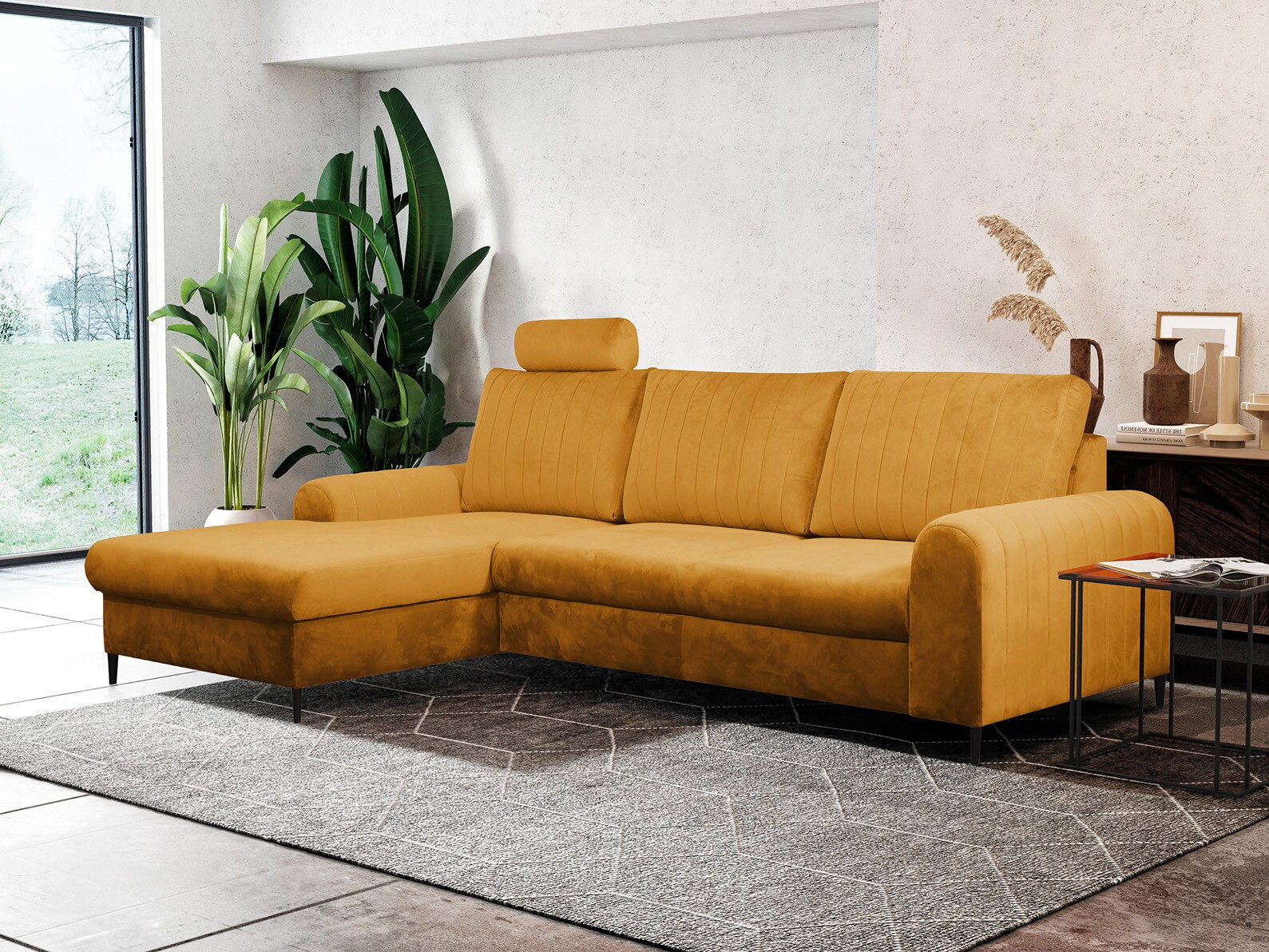Ugaona sofa Kingston 165 (Velluto 8)