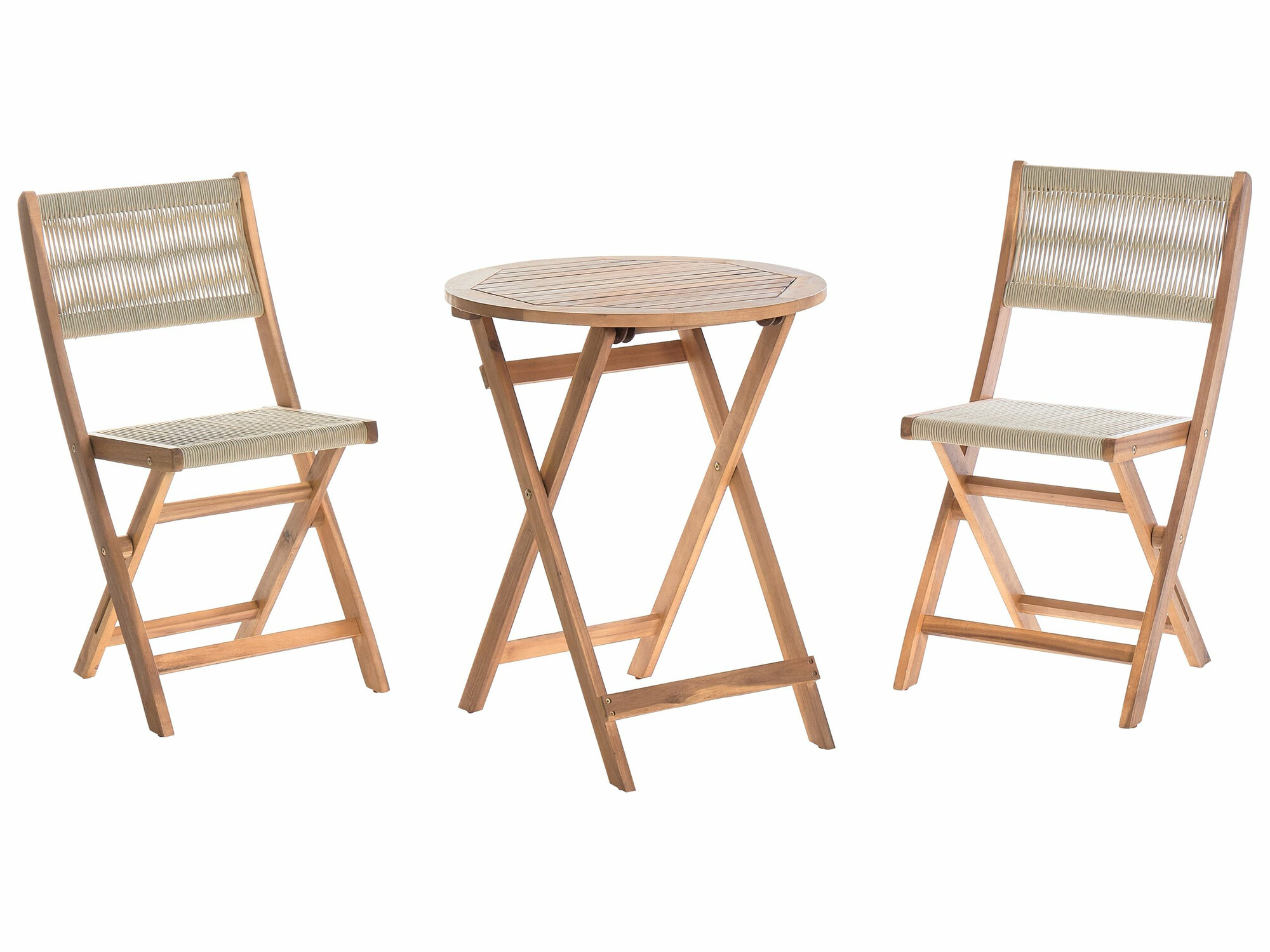 Set balkonskog nameštaja Bensevu 102 (Akacija + Bež)