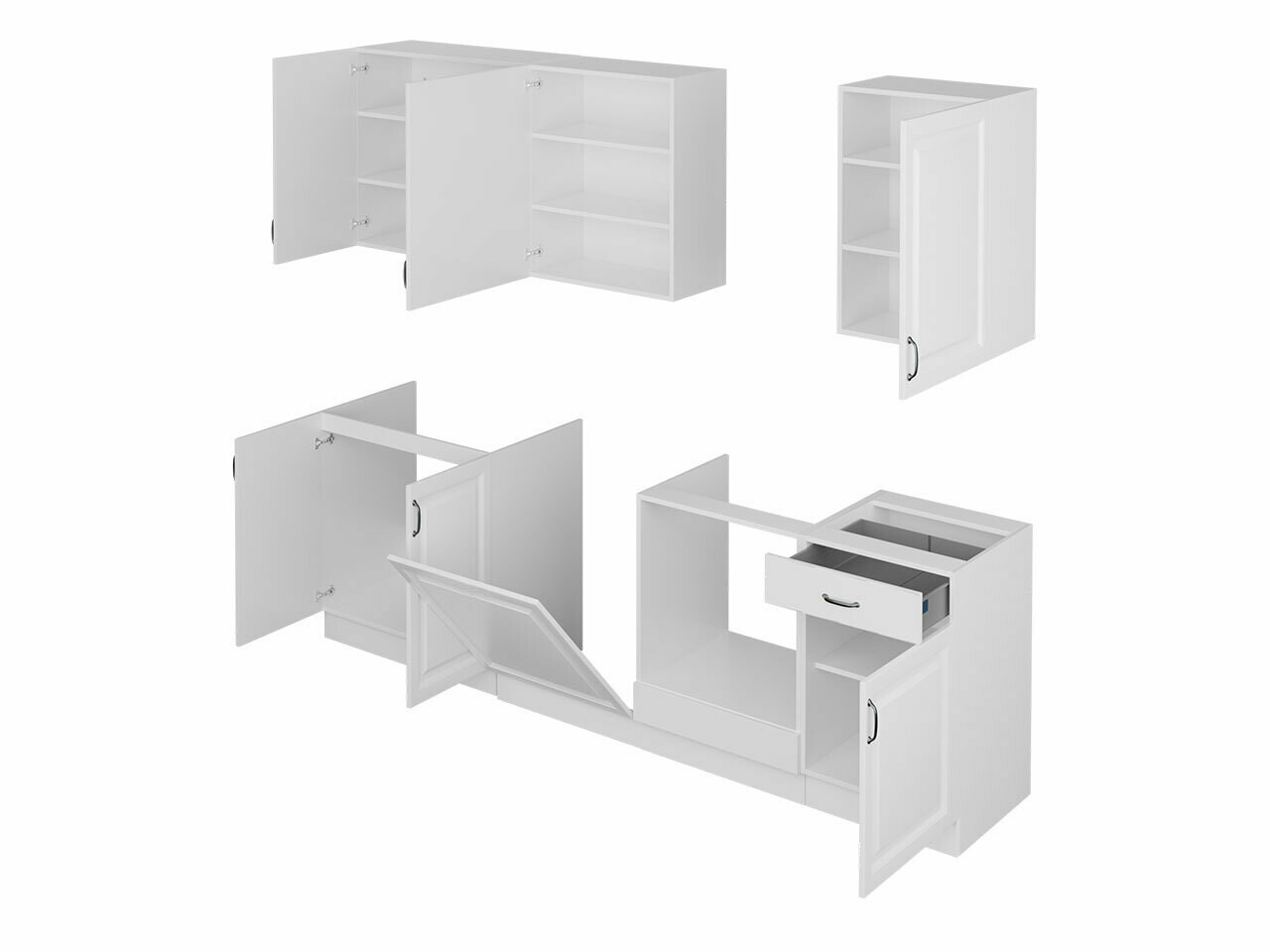 Modularni kuhinjski set Retro Grey 150