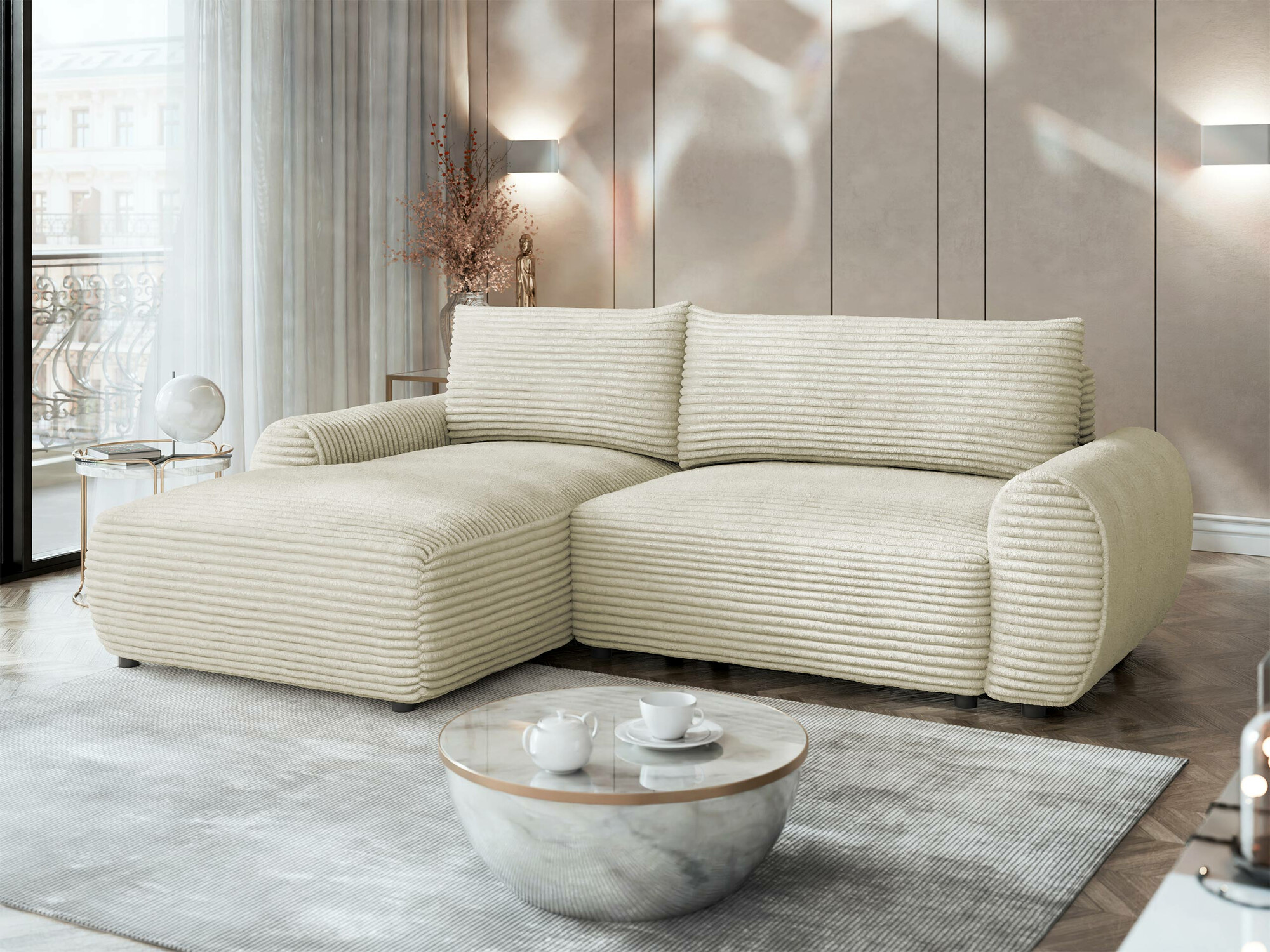 Ugaona sofa TrendyNest 103 (Tilia 03)