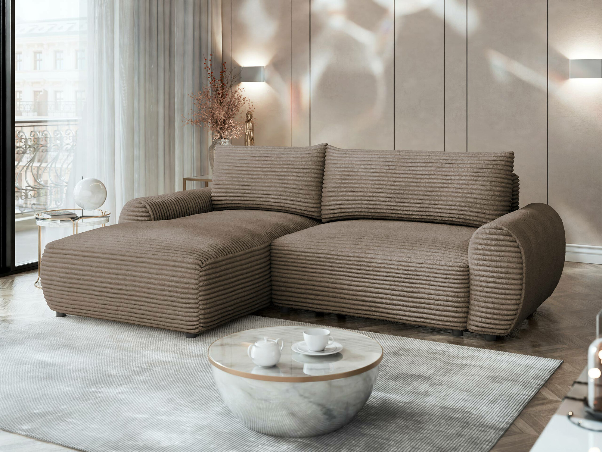 Ugaona sofa TrendyNest 103 (Tilia 17)