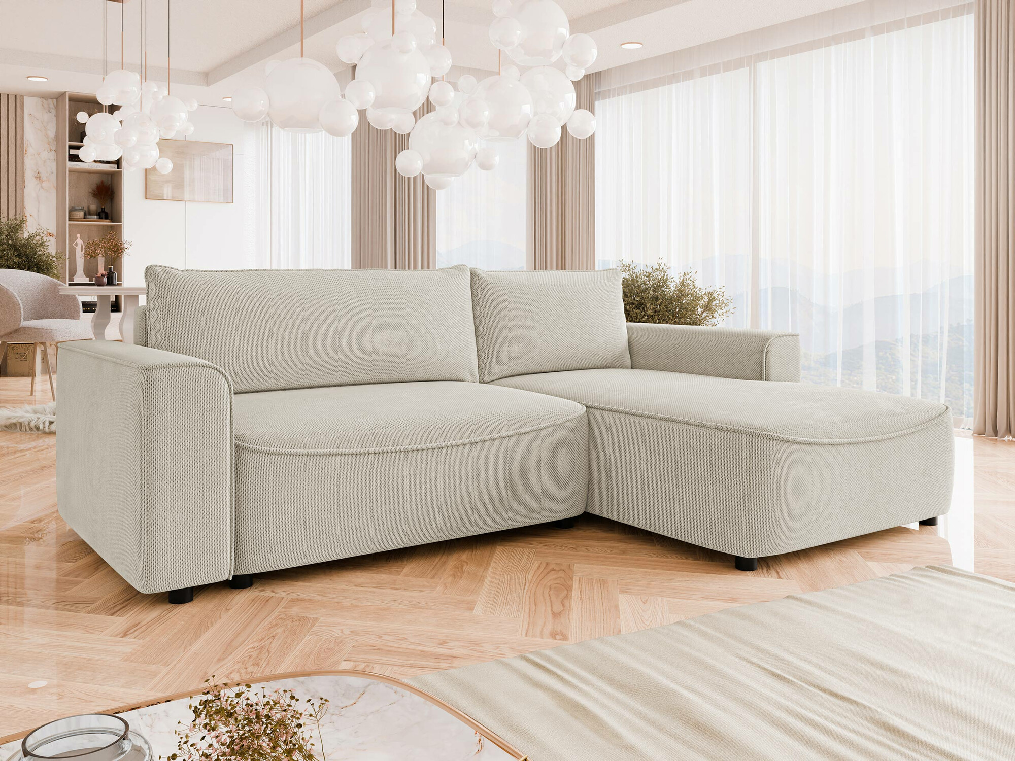 Ugaona sofa TrendyNest 105 (Pretty 05)