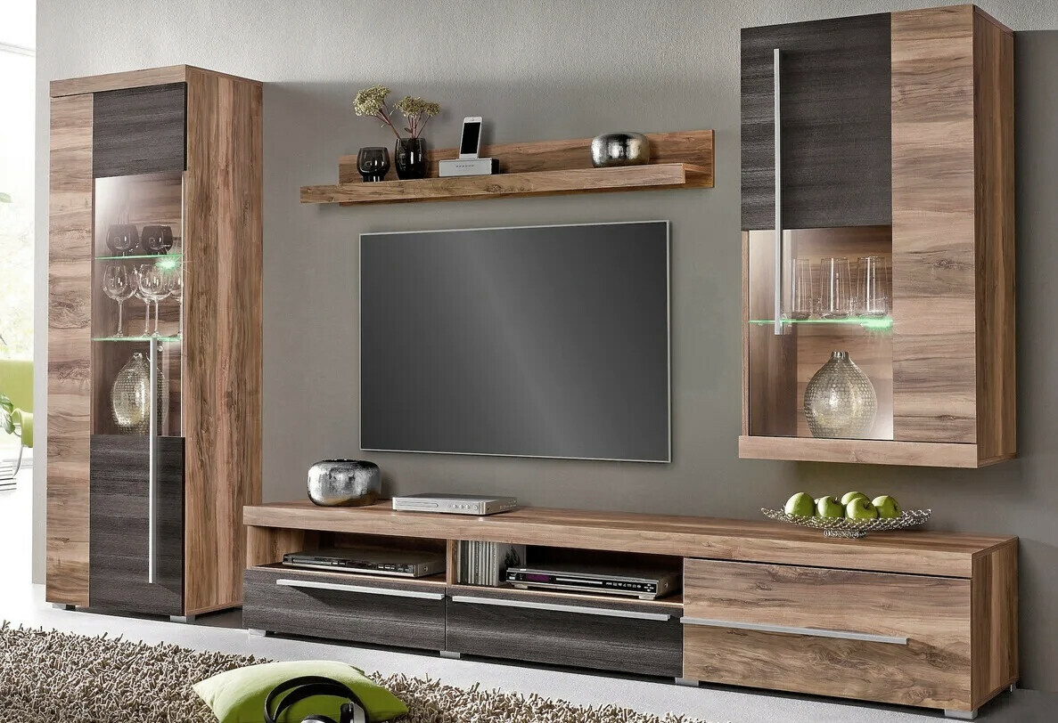 Set za dnevnu sobu Sorciro 105 (Orah + Tamni hrast)