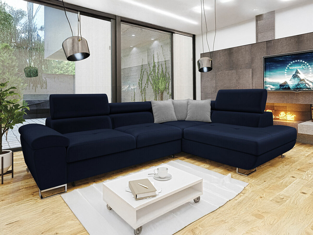 Ugaona sofa Comfivo 166 (Magic Velvet 2216 + Magic Velvet 2240)