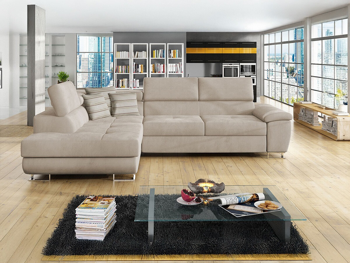 Ugaona sofa Comfivo 166 (Uttario Velvet 2979 + Senegal 825)