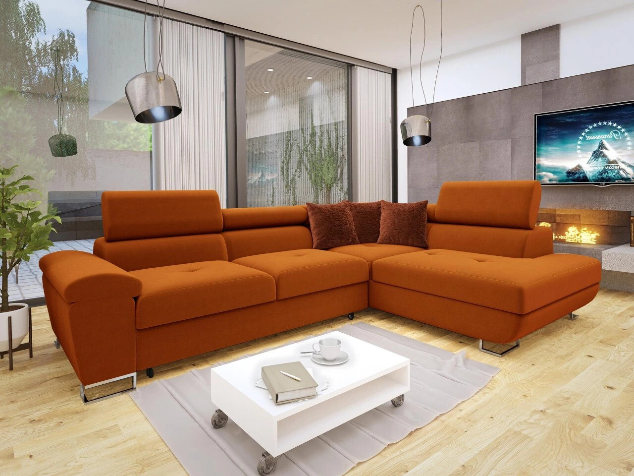 Ugaona sofa Comfivo 290 (Otusso 16 + Velvetto 12)