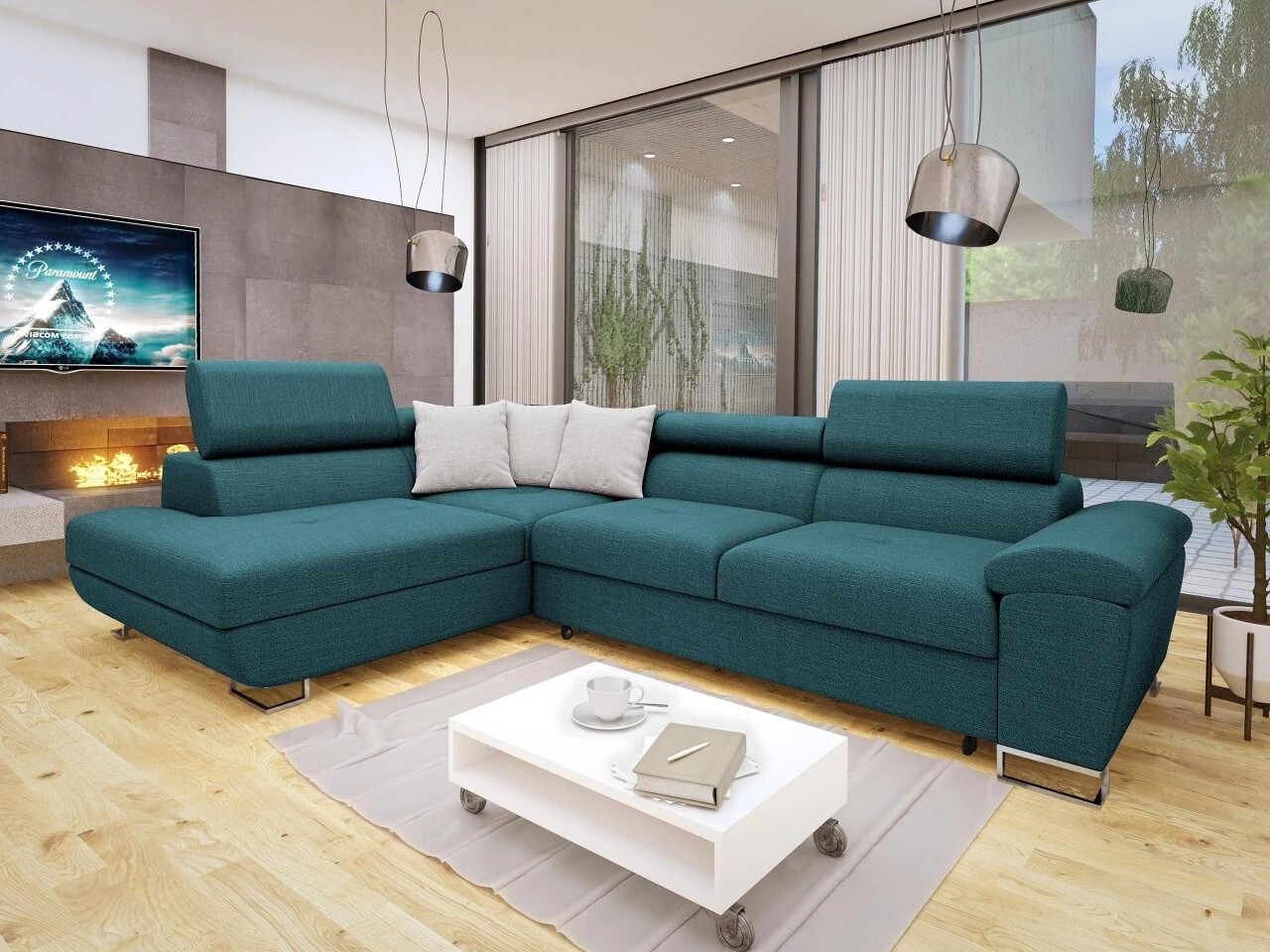 Ugaona sofa Comfivo 290 (Terra 15 + Terra 6)