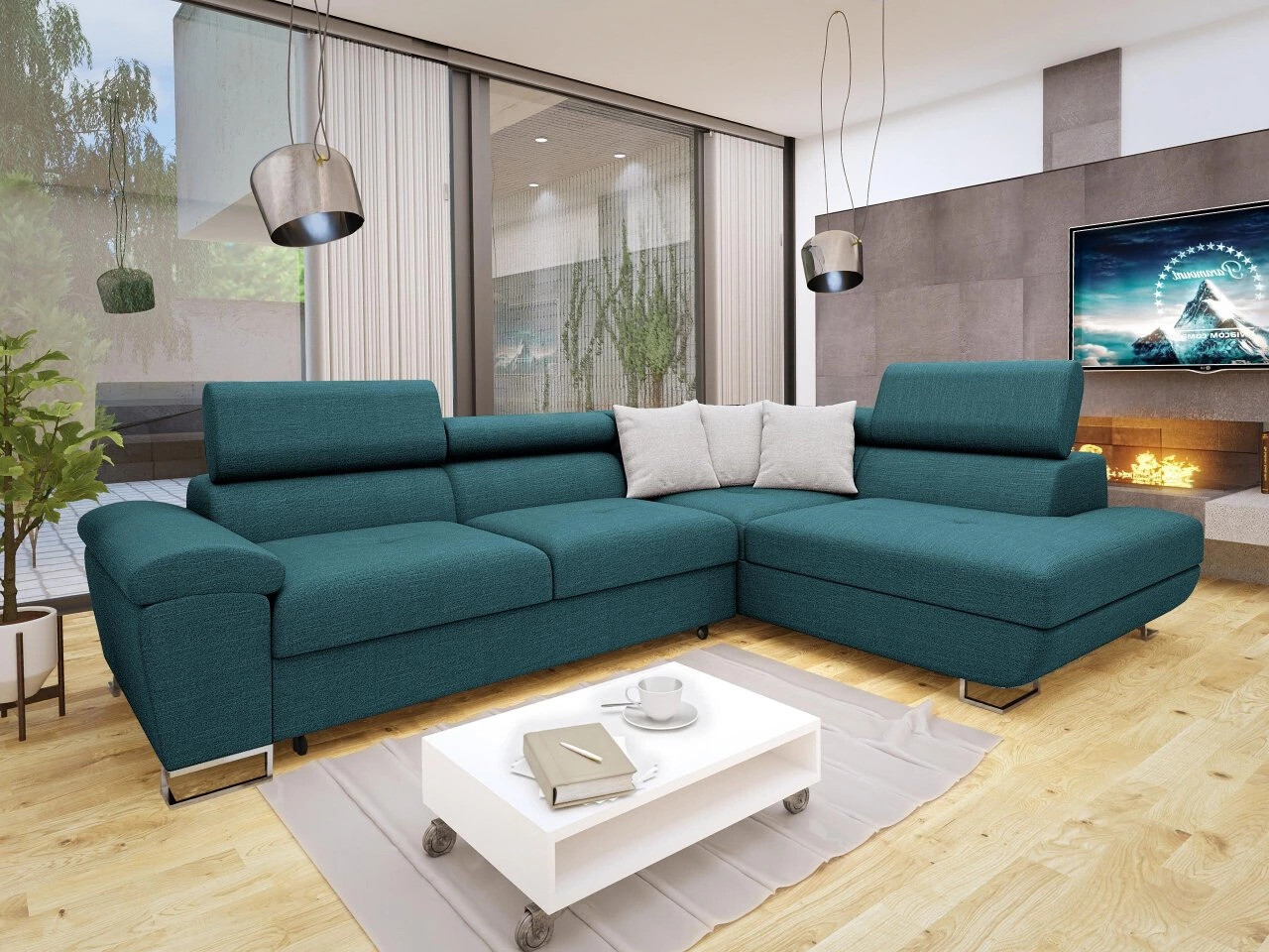 Ugaona sofa Comfivo 290 (Terra 15 + Terra 6)