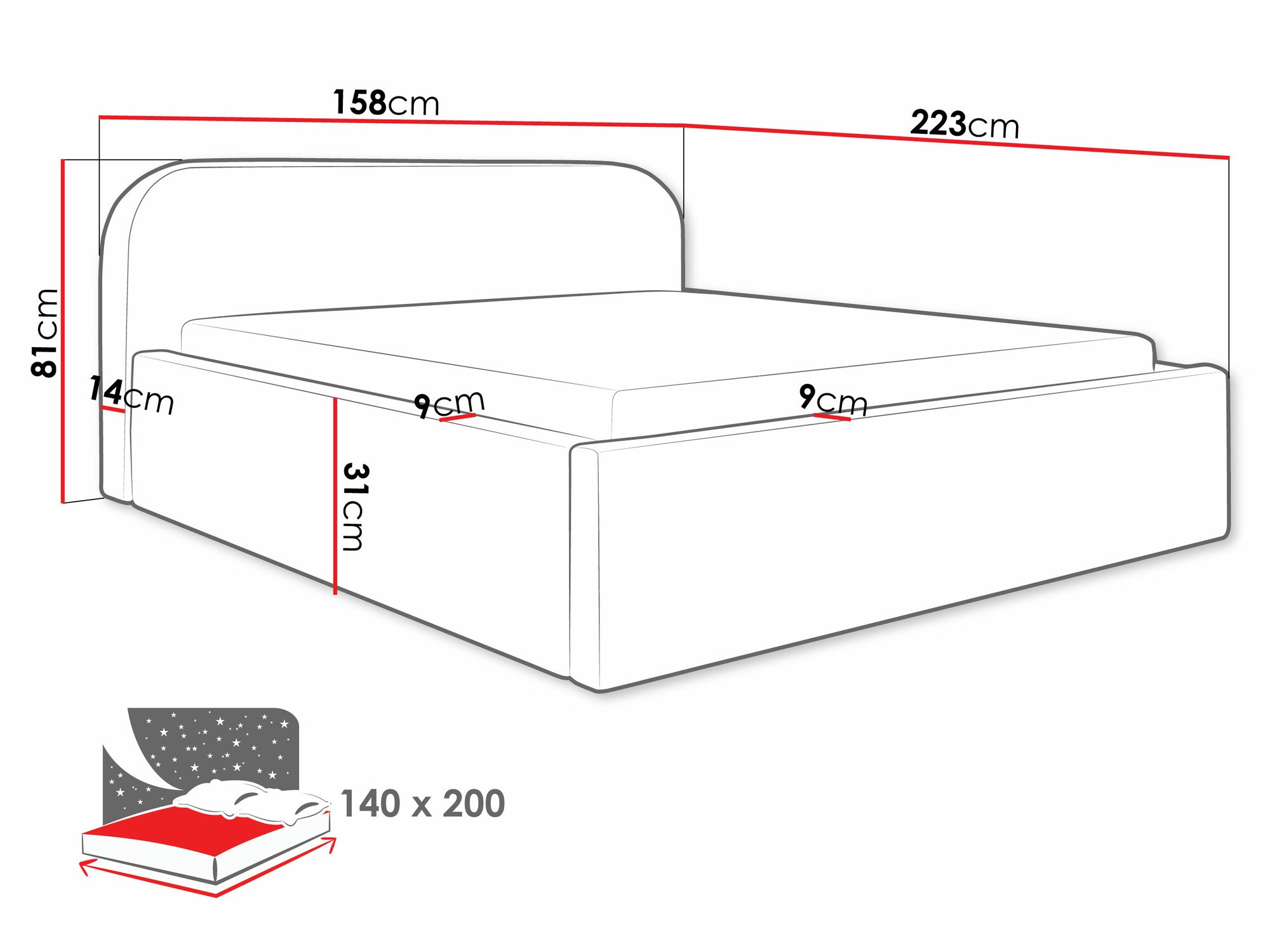 Krevet Comfivo 409 (Abriamo 3)