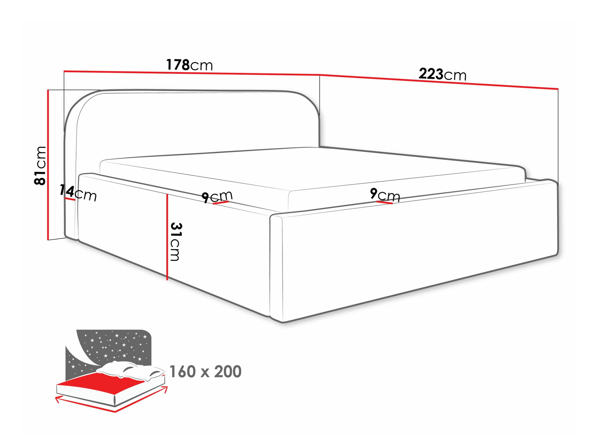 Krevet Comfivo 409 (Abriamo 3)