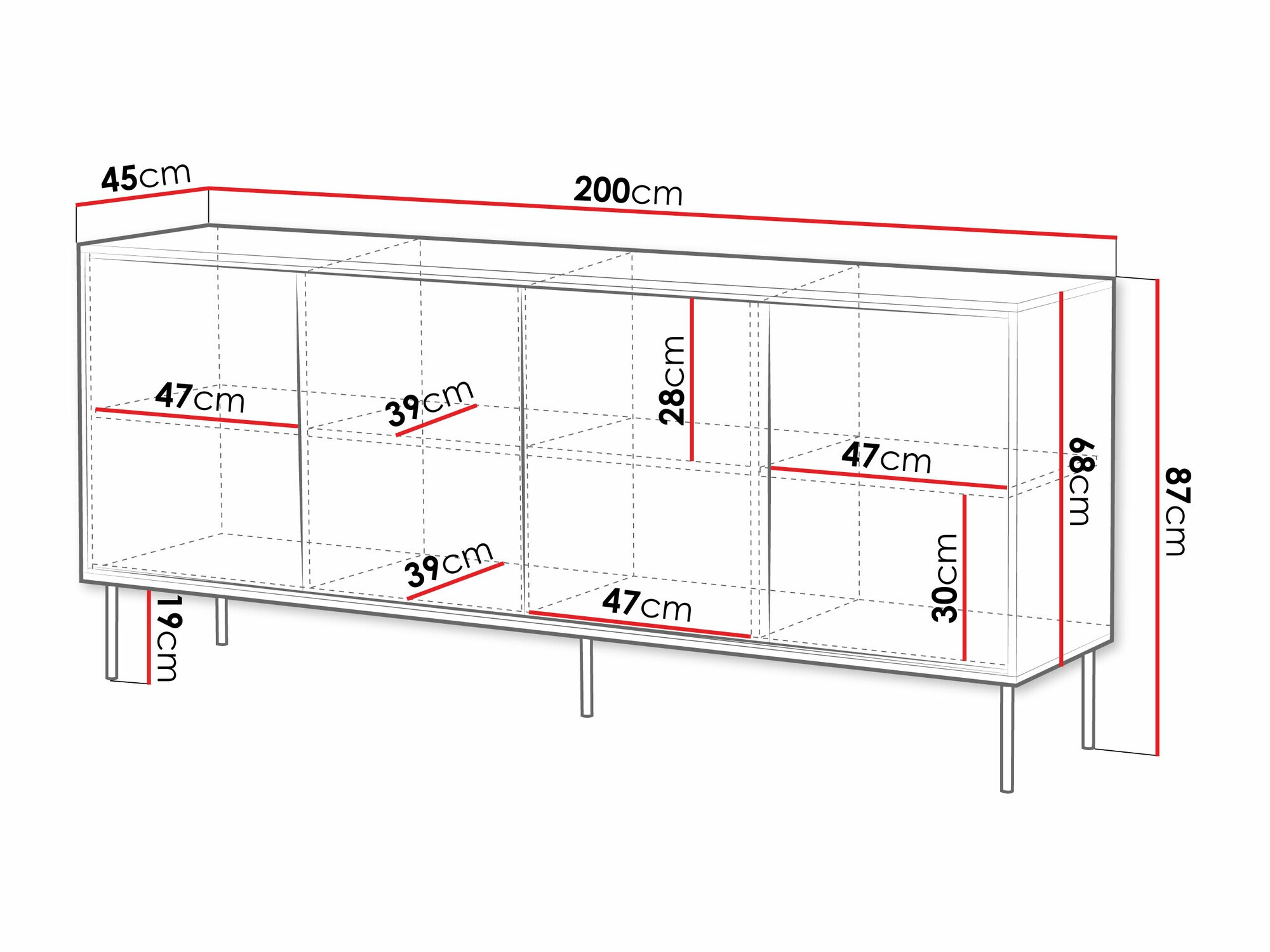 Ormarić Charlotte 208 (Kašmir)