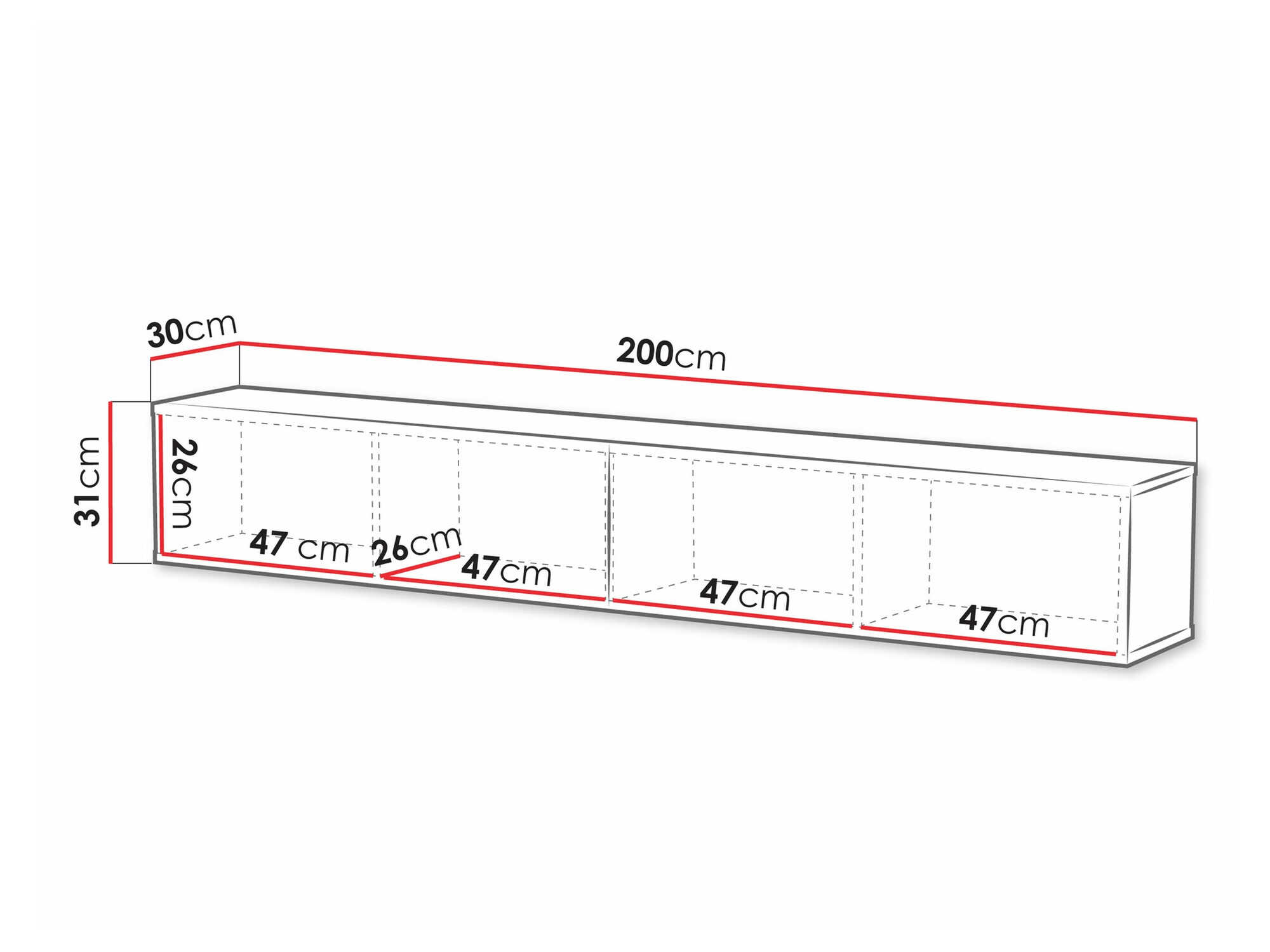 TV sto Calveru 101 (Crno + Вотан храст)
