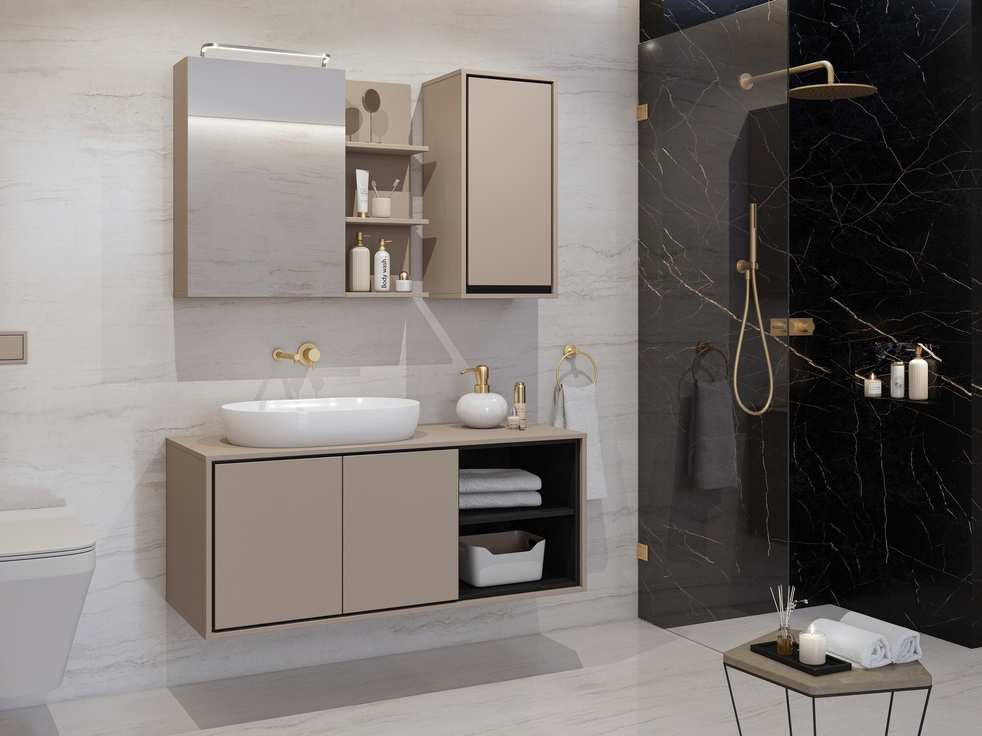 Viseći ormarić za kupatilo Tecavu 100 (Congo)