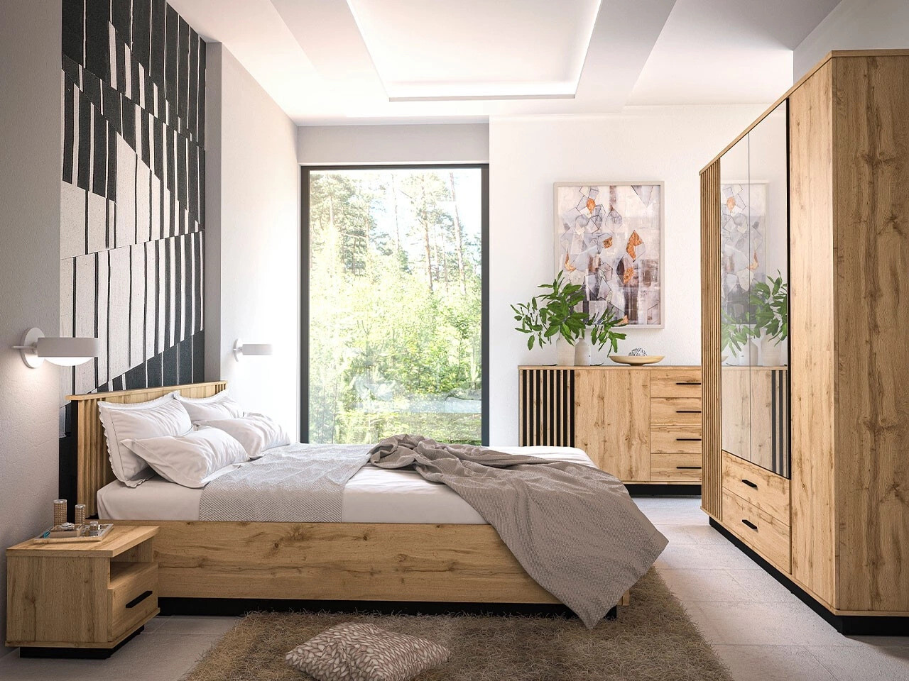 Noćni ormarić Tenodeu 122