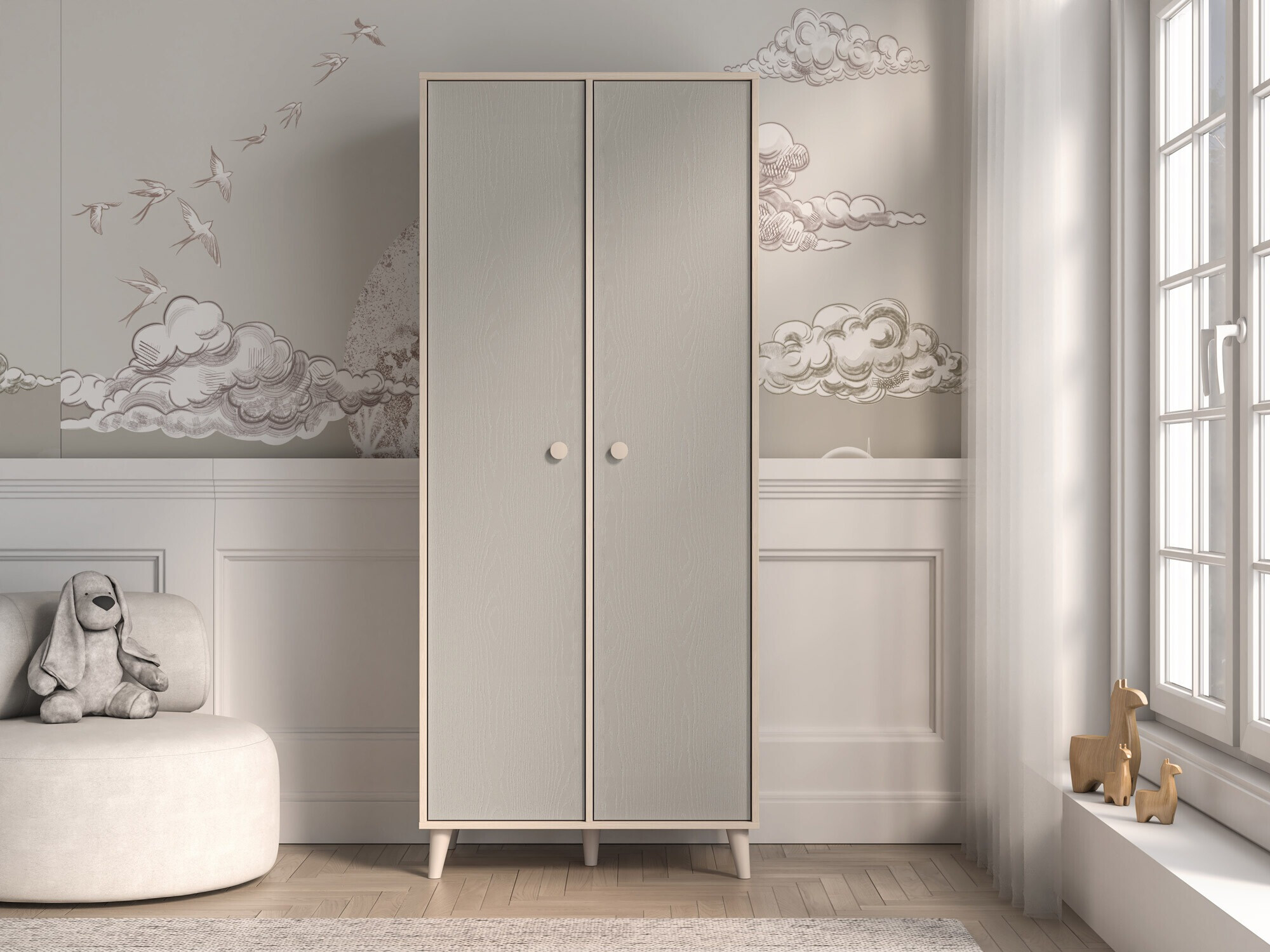 Ormar Tortoli 101 (Sivo)